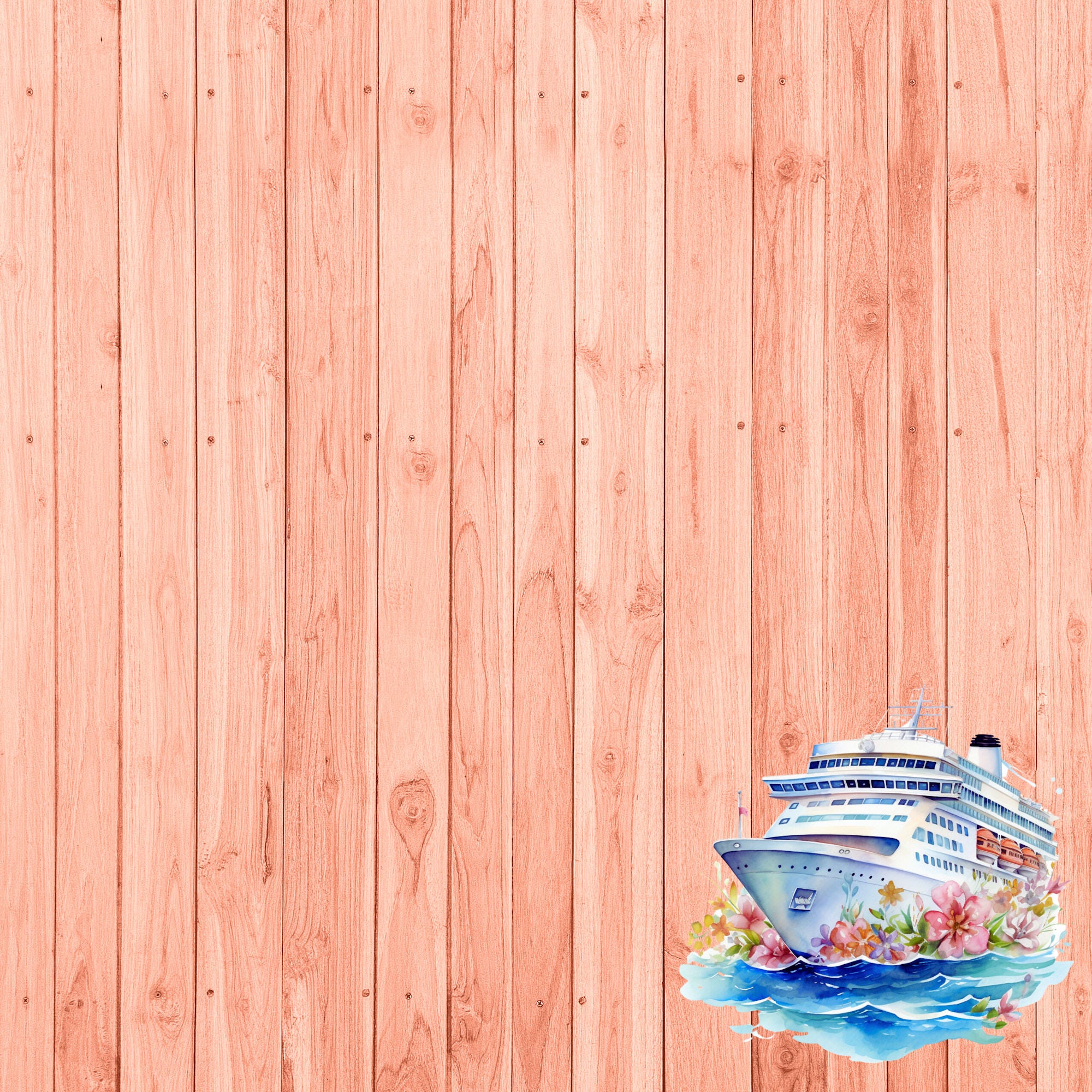 Island Life Collection Curacao 12 x 12 Double-Sided Scrapbook Paper by SSC Designs