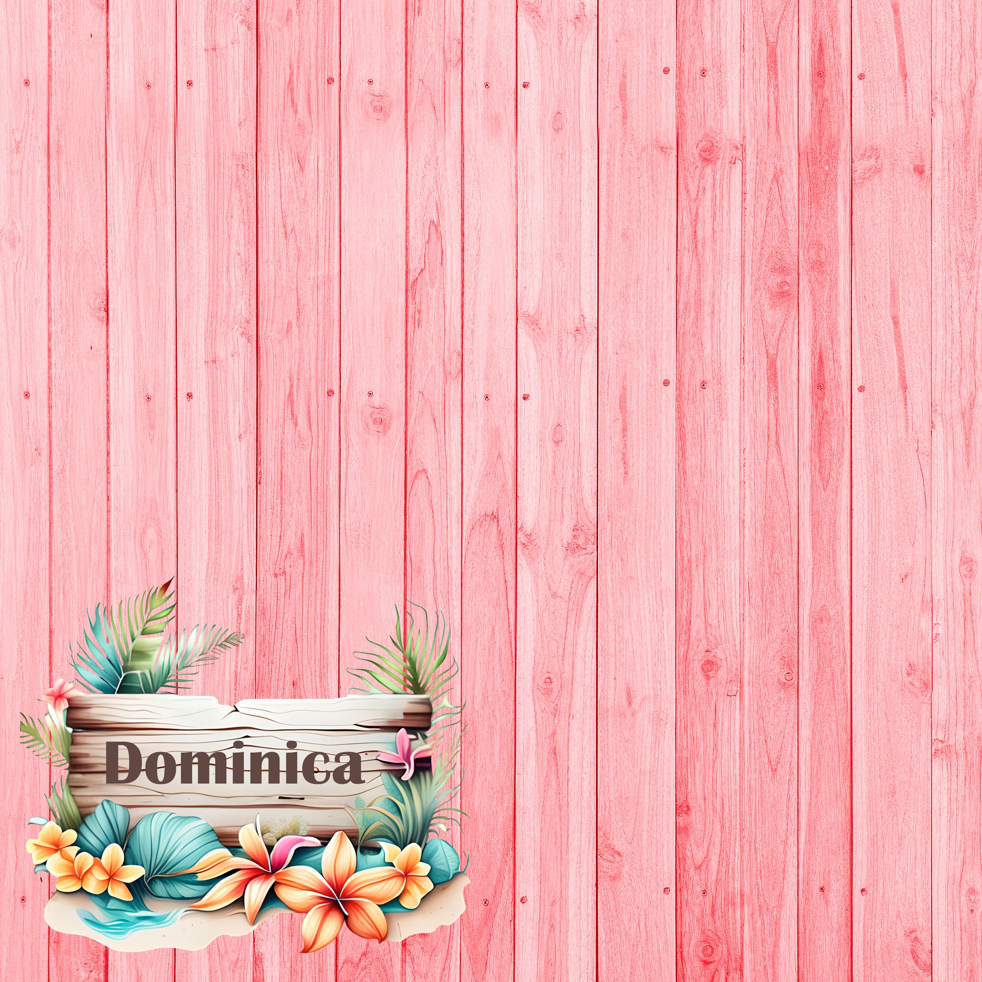 Island Life Collection Dominica 12 x 12 Double-Sided Scrapbook Paper by SSC Designs
