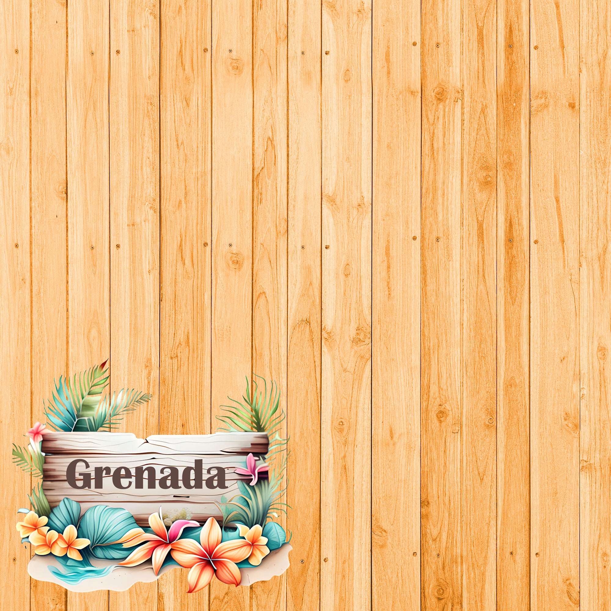 Island Life Collection Grenada 12 x 12 Double-Sided Scrapbook Paper by SSC Designs