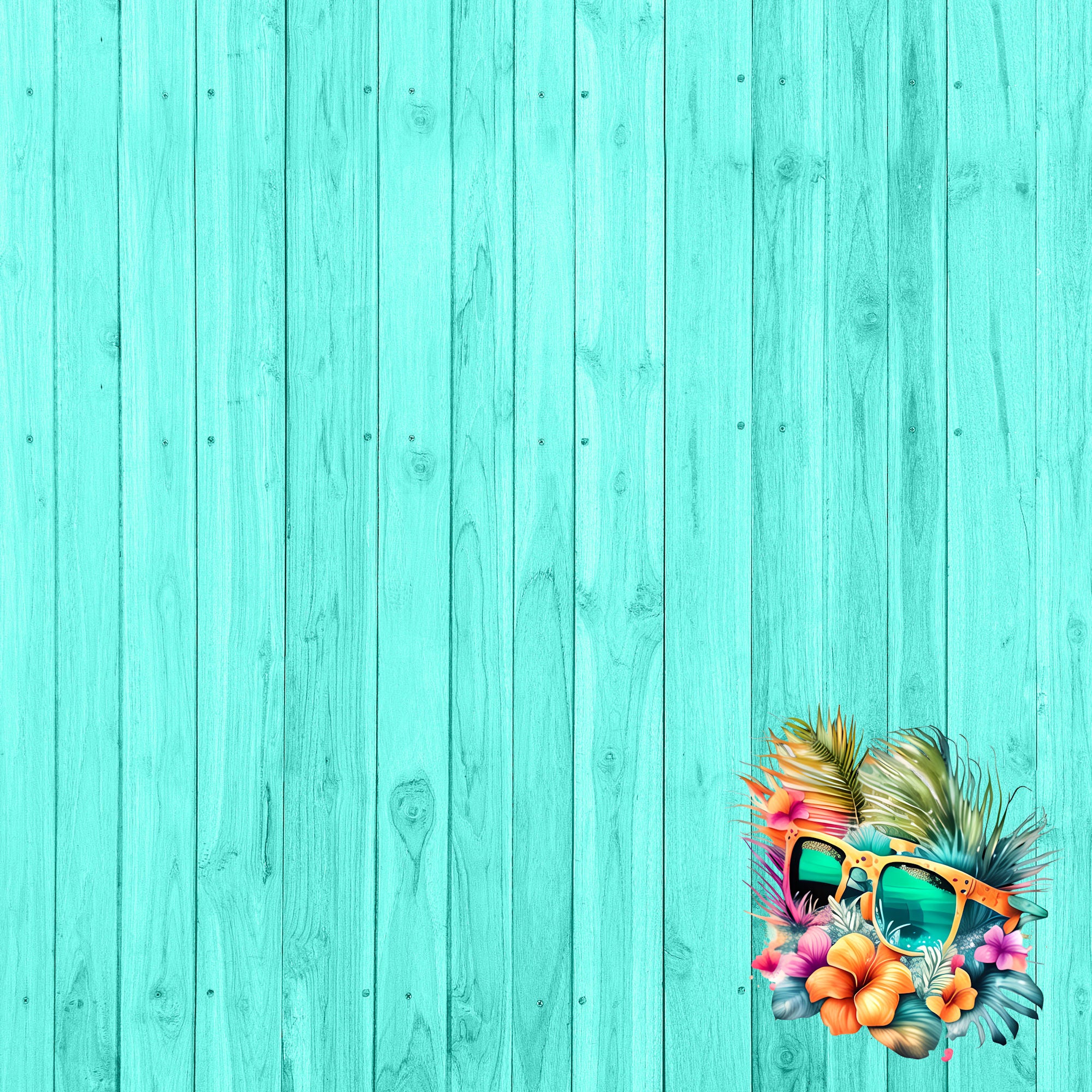 Island Life Collection Play del Carmen 12 x 12 Double-Sided Scrapbook Paper by SSC Designs