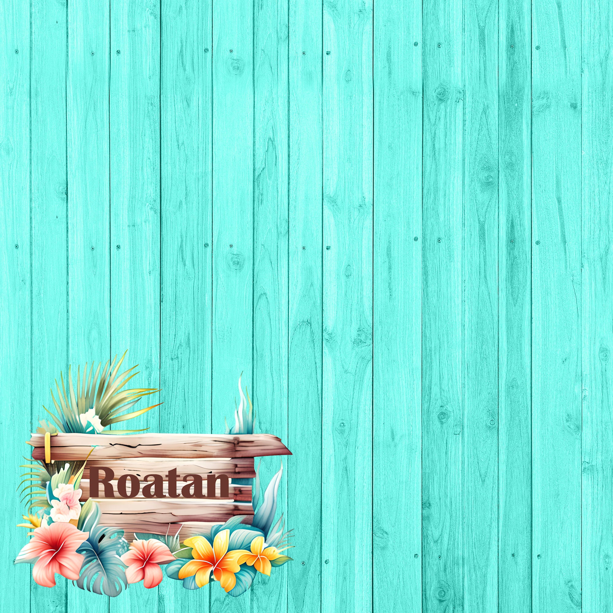 Island Life Collection Roatan 12 x 12 Double-Sided Scrapbook Paper by SSC Designs