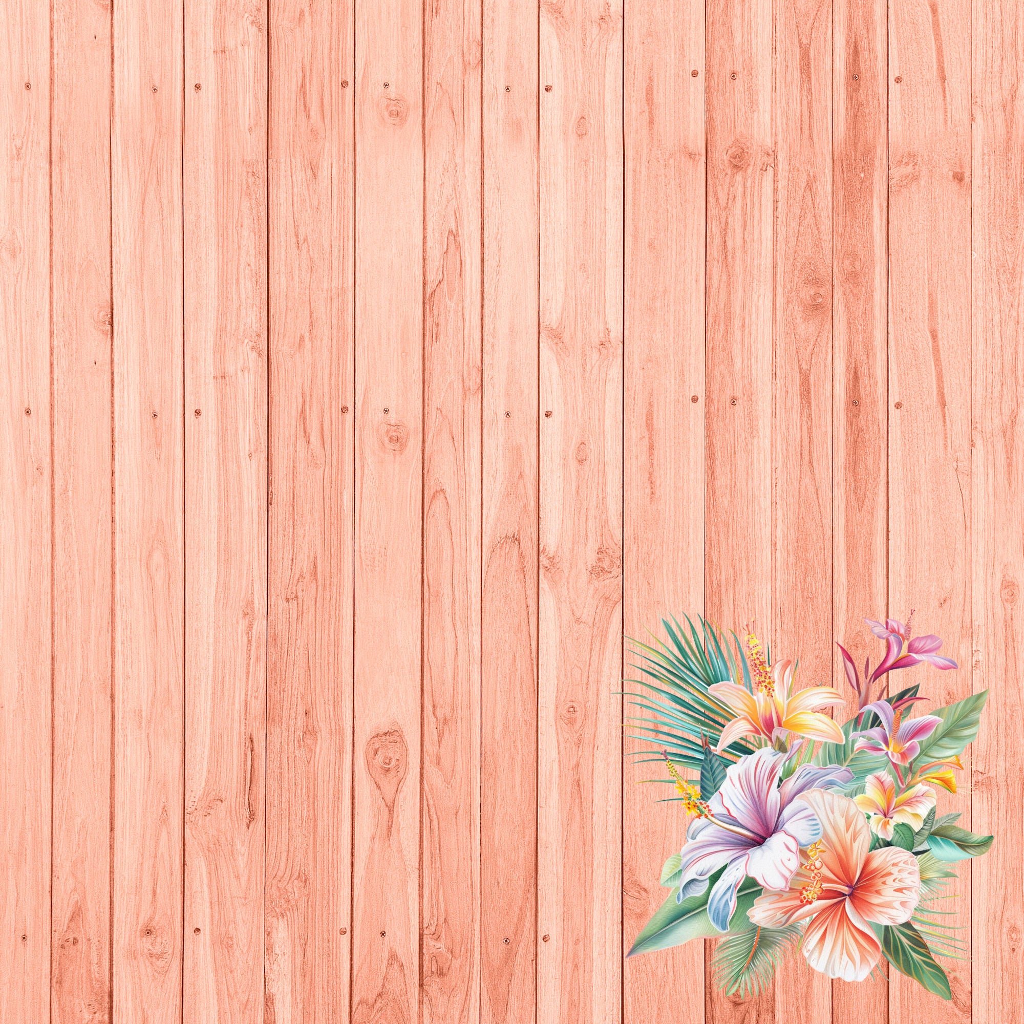 Island Life Collection St. Lucia 12 x 12 Double-Sided Scrapbook Paper by SSC Designs
