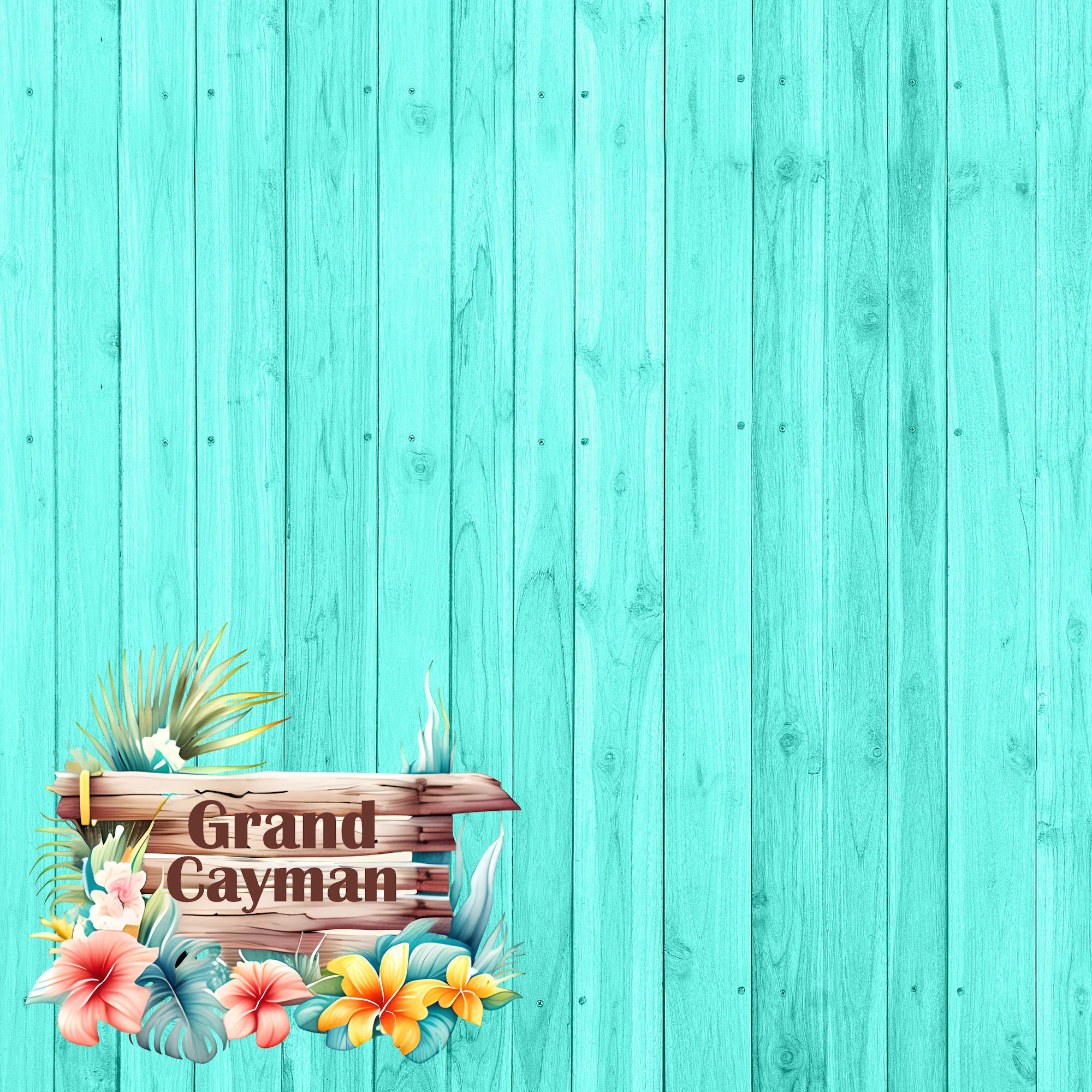 Island Life Collection Grand Cayman 12 x 12 Double-Sided Scrapbook Paper by SSC Designs