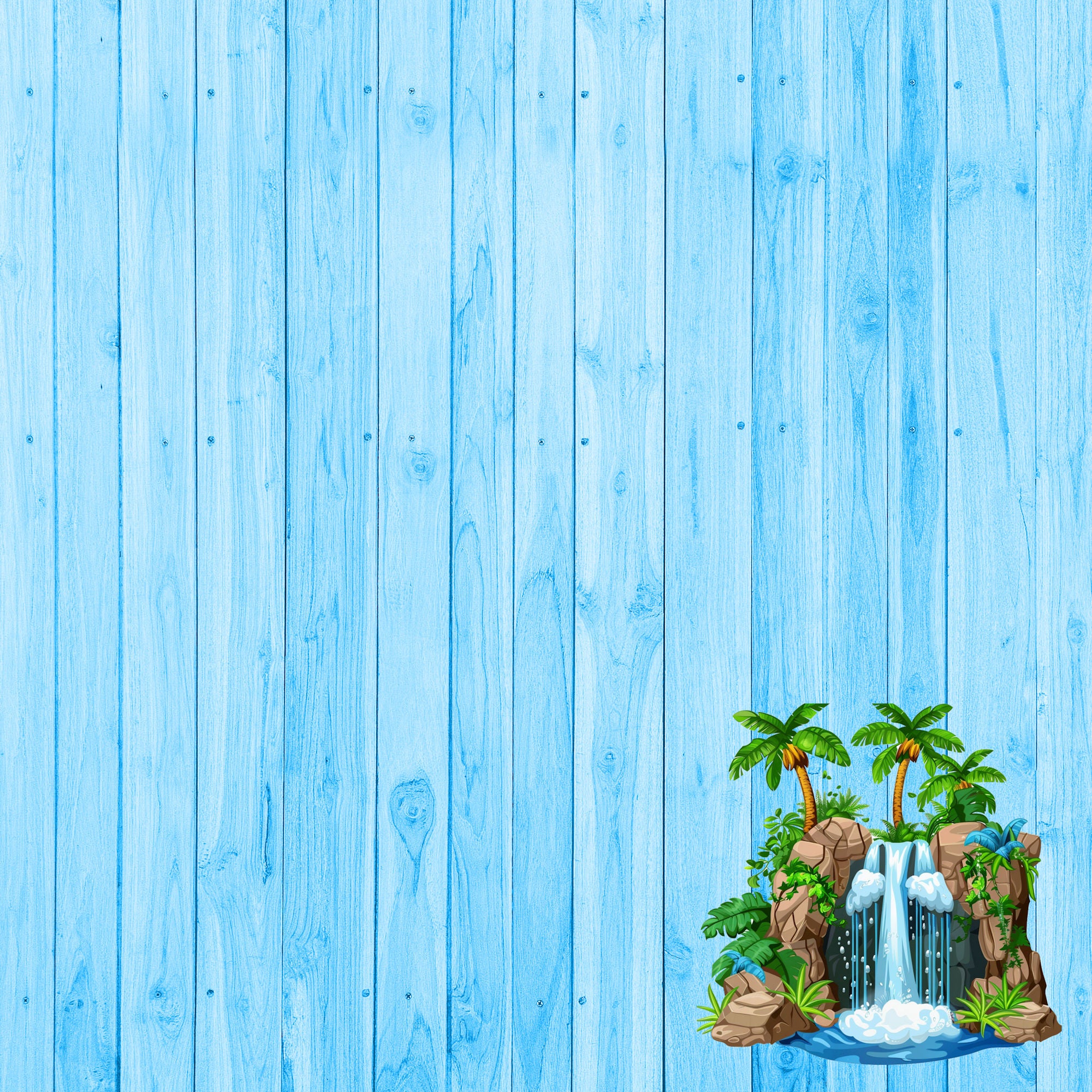 Island Life Collection Jamaica 12 x 12 Double-Sided Scrapbook Paper by SSC Designs