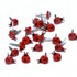 Mini Ladybug Scrapbook Brads  by Eyelet Outlet - Pkg. of 12