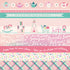 Imagine That Girl Collection Borders Strips 12 x 12 Double-Sided Scrapbook Paper by Echo Park Paper