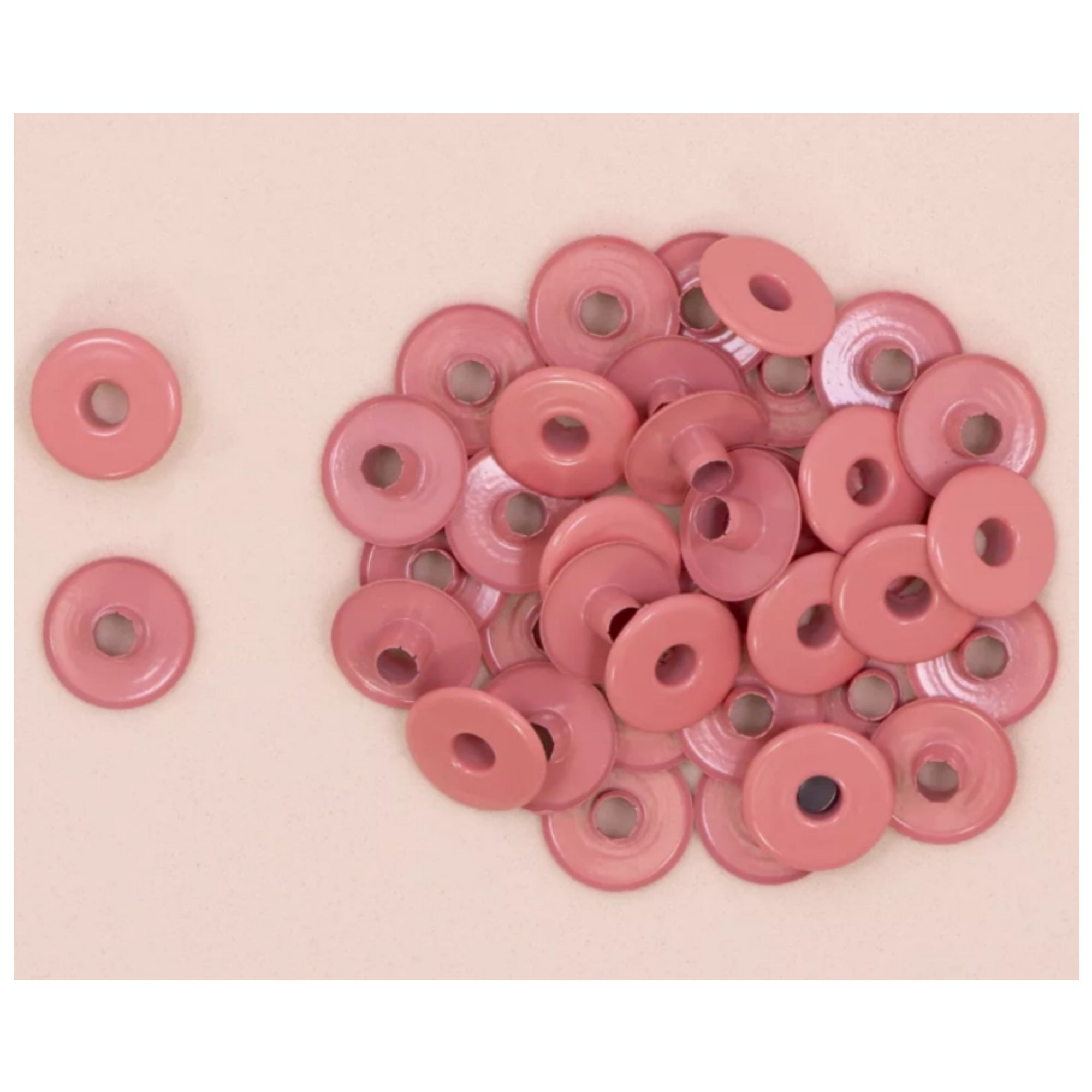 Wide Eyelets Collection Bubblegum .1875" Scrapbook Eyelets by Craftelier - 40 Pieces