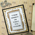 Decorative card with 'The best is yet to come' text on a patterned background