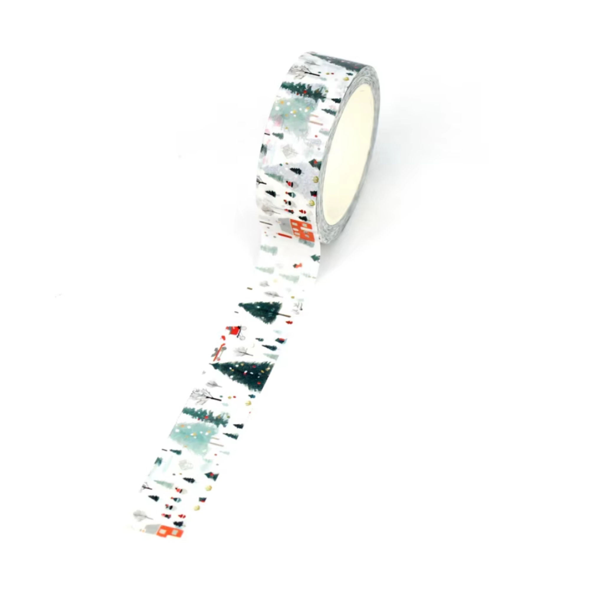 TW Collection Winter Evergreens Christmas Washi Tape by SSC Designs - 15 mm x 30 Feet