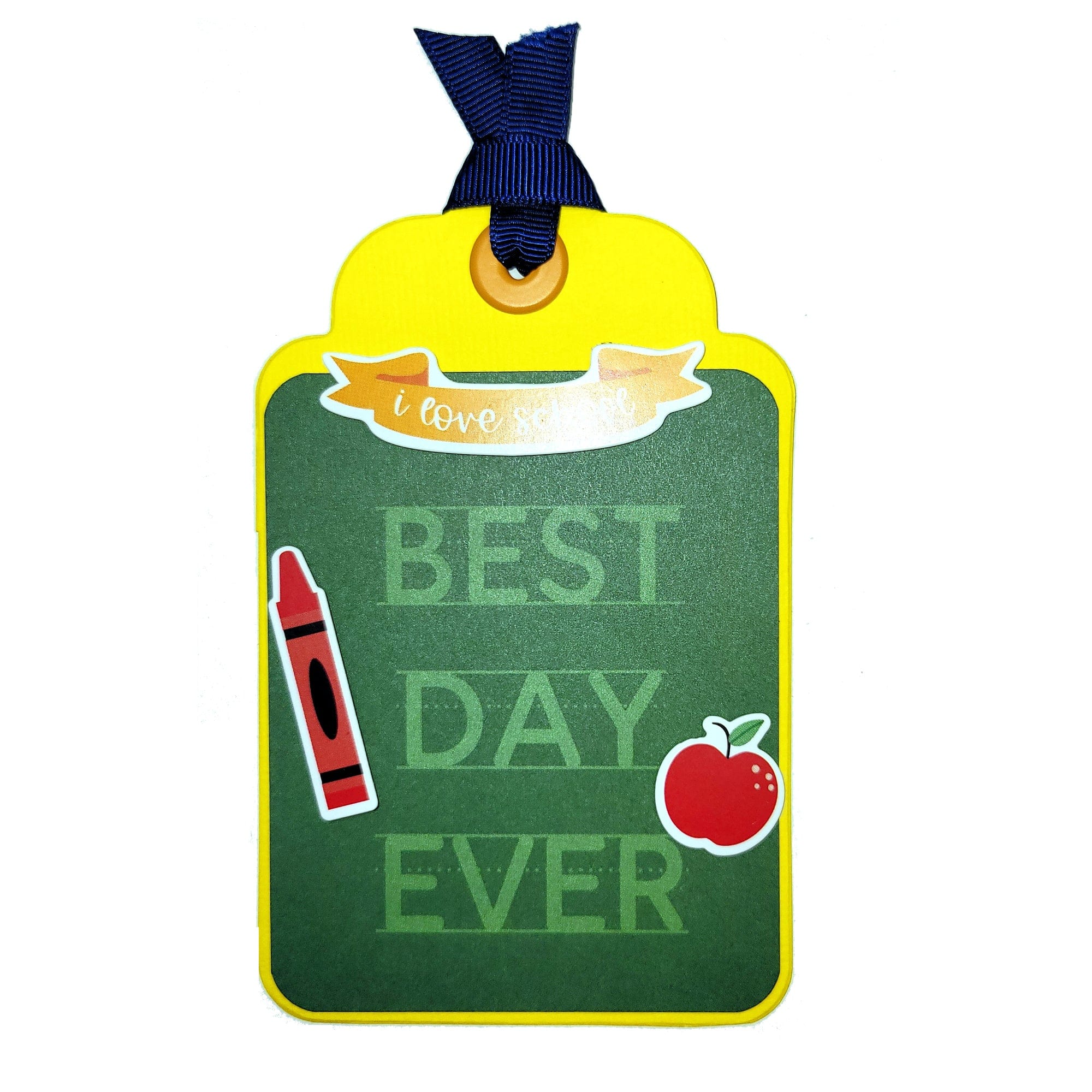 School Collection Best Day Ever 3 x 4 Scrapbook Tag Embellishment by SSC Designs