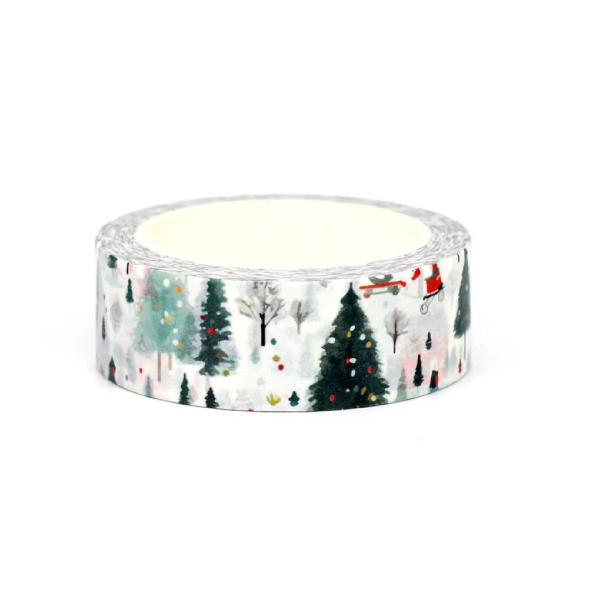 TW Collection Winter Evergreens Christmas Washi Tape by SSC Designs - 15 mm x 30 Feet