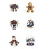 Country Winter Collection Button Bubbles 1" Self-Adhesive Scrapbook Embellishments by MH Flair & More