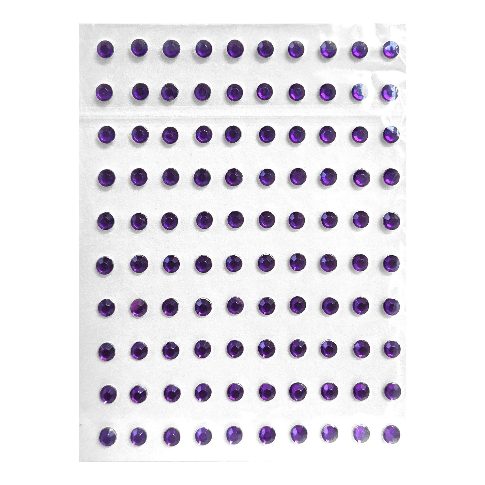 Our Brads Need Friends Collection Jewels Purple Self-Adhesive Rhinestones by Eyelet Outlet - 100 Rhinestones