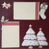 Merry Christmas Whimsical Reindeer (2) - 12 x 12 Pages, Fully-Assembled & Hand-Crafted 3D Scrapbook Premade by SSC Designs