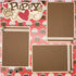 Puppy Love Premade, Hand-Embellished 2- 12 x 12 Scrapbook Page Premades by SSC Designs - Scrapbook Supply Companies