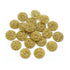 Bling It Up Collection 3/8" Gold Chunky Round Scrapbook Bling - Pkg. of 20