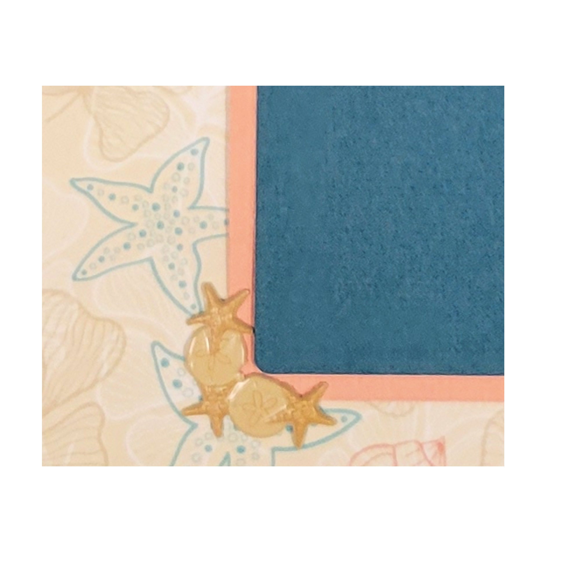 Beach Vacation (2) - 12 x 12 Pages, Fully-Assembled & Hand-Crafted 3D Scrapbook Premade by SSC Designs