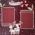 Merry Christmas Whimsical Reindeer (2) - 12 x 12 Pages, Fully-Assembled & Hand-Crafted 3D Scrapbook Premade by SSC Designs