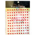 Our Brads Need Friends Collection Jewels Red Self-Adhesive Rhinestones by Eyelet Outlet - 100 Rhinestones