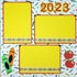 Back To School Premade, Hand-Embellished 2-12 x 12 Scrapbook Page Premades by SSC Designs - Scrapbook Supply Companies