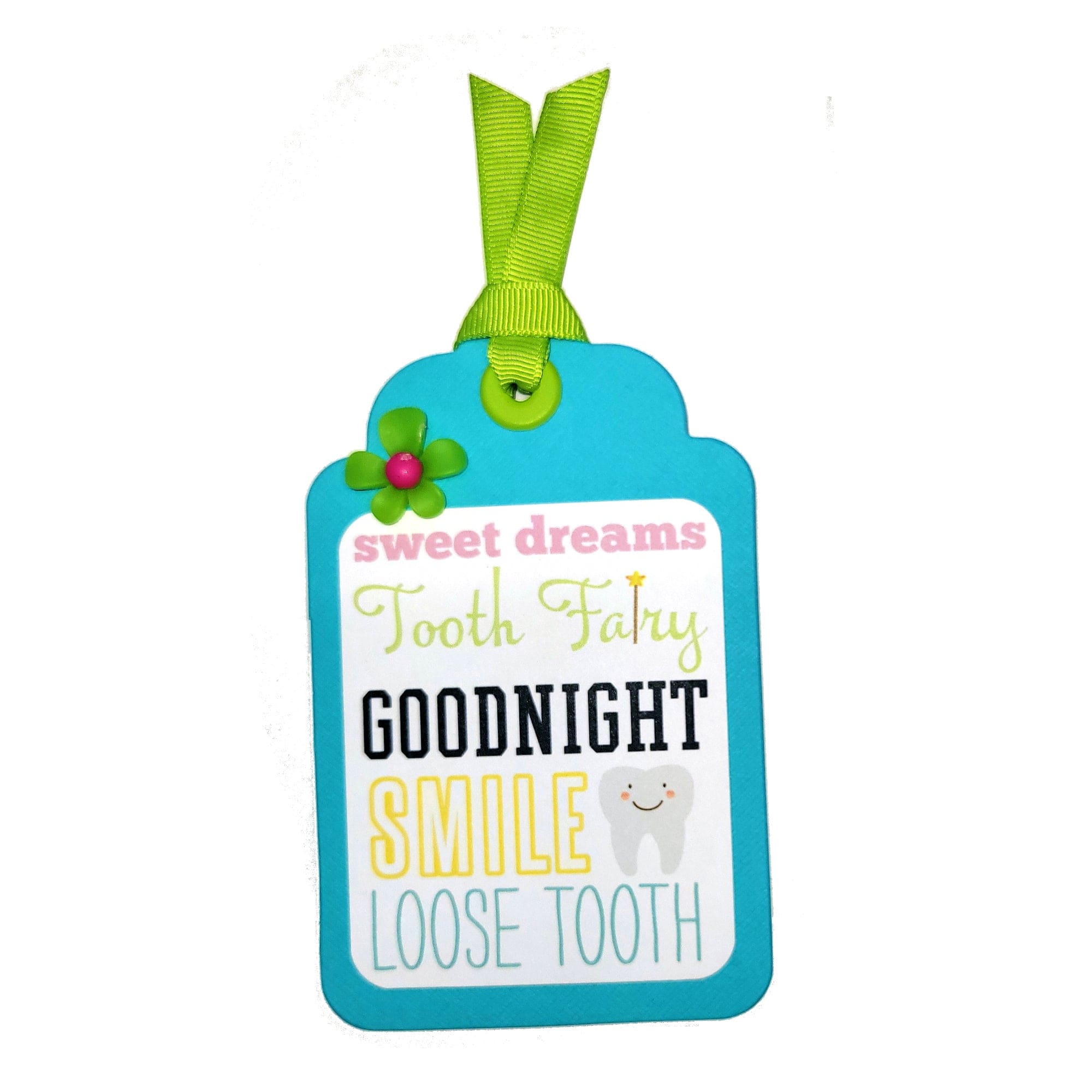 Tooth Fairy Collection Sweet Dreams  3 x 4 Scrapbook Tag Embellishment by SSC Designs