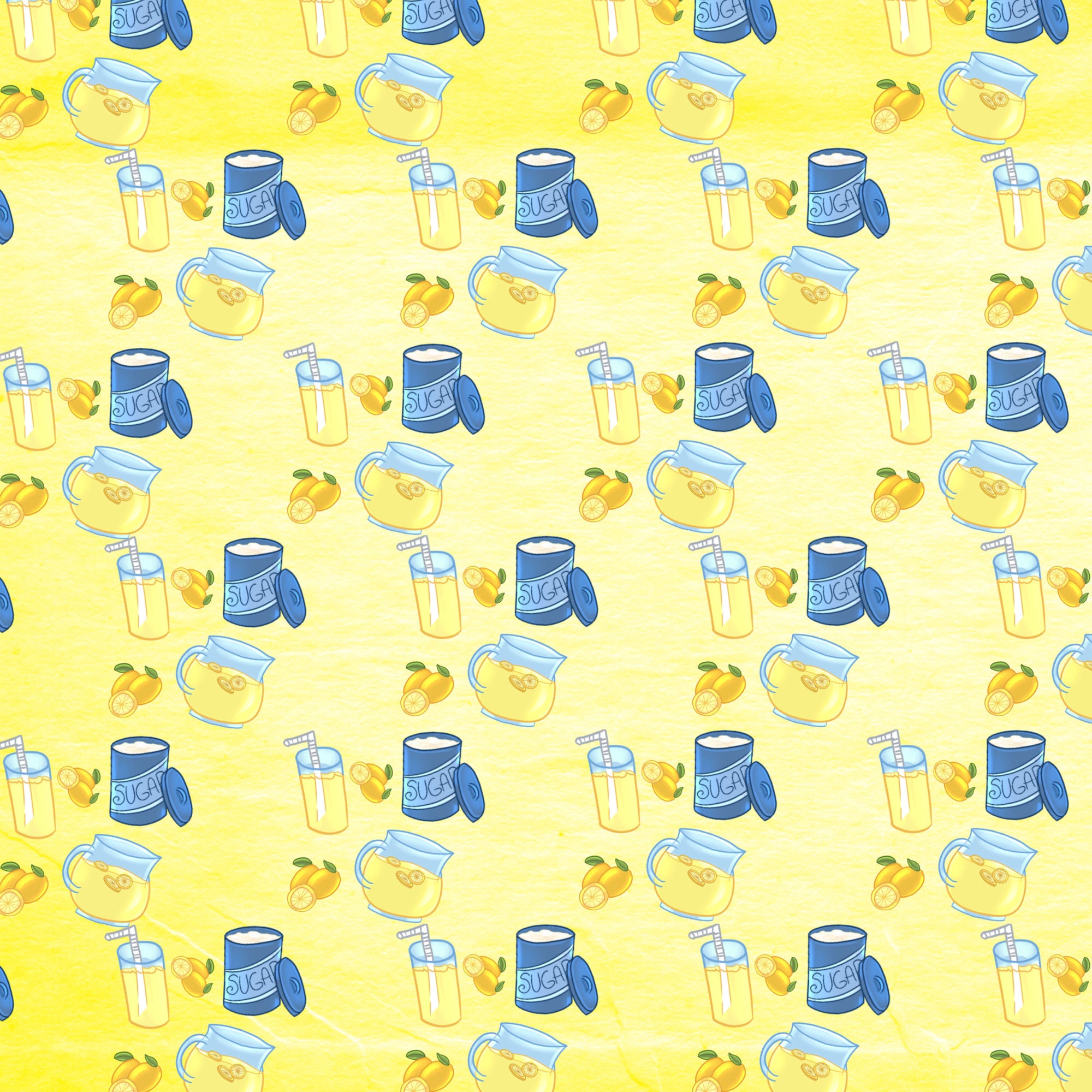 Just Fun Collection Lemonade Stand 12x12 Double-Sided Scrapbook Paper by SSC Designs