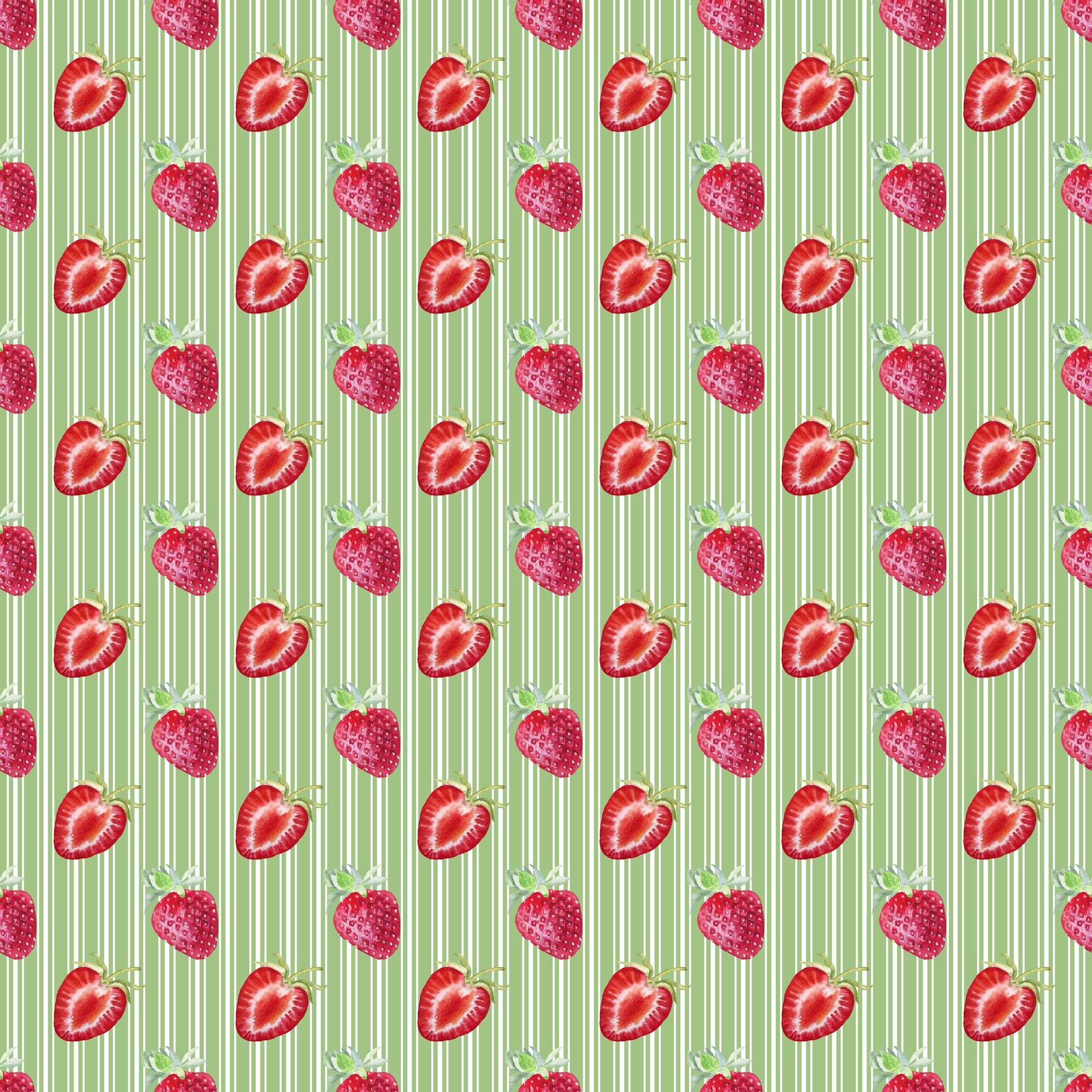 Just Fun Collection Picking Strawberries 12 x 12 Double-Sided Scrapbook Paper by SSC Designs
