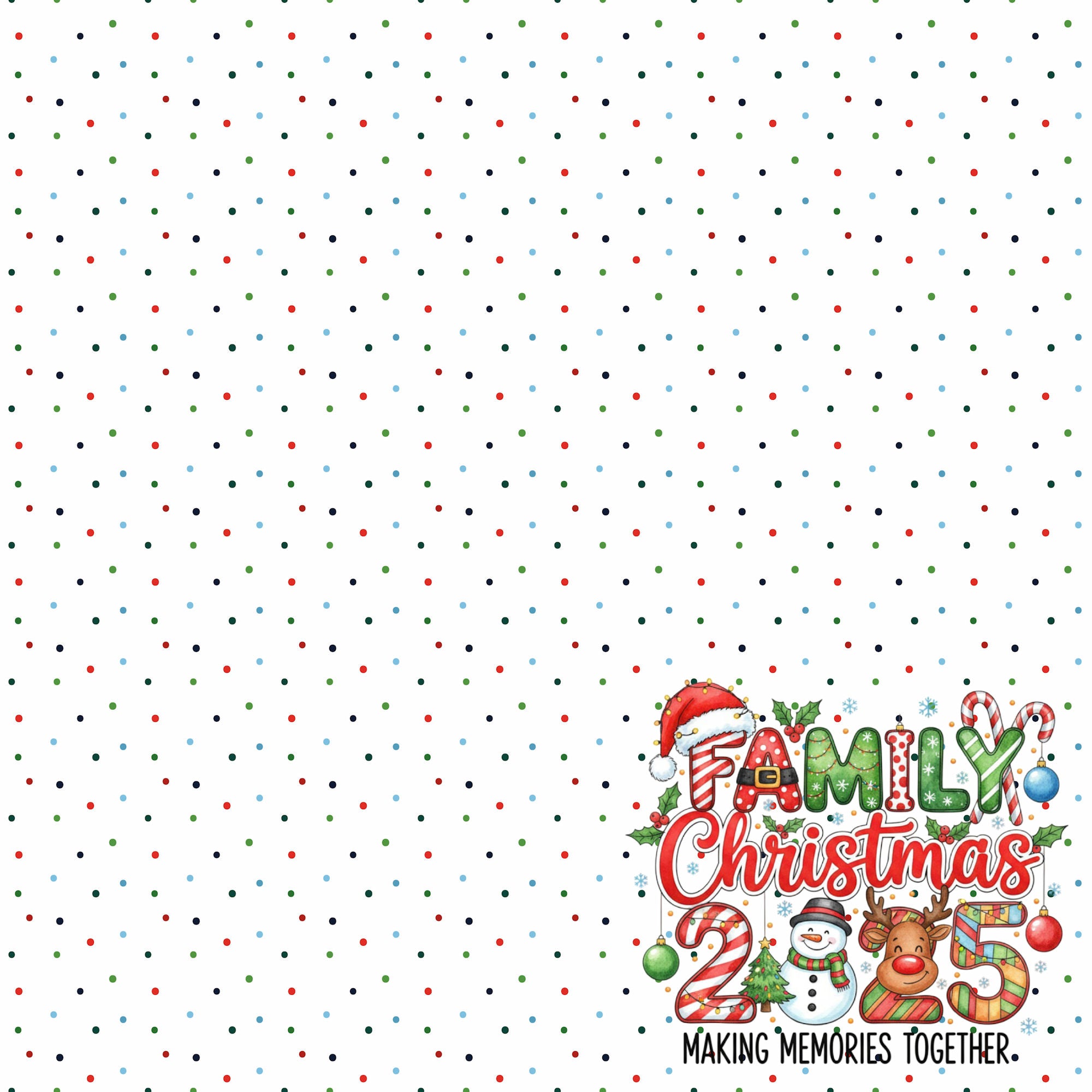 Just Fun Collection Family Christmas 2025 12 x 12 Double-Sided Scrapbook Paper by SSC Designs