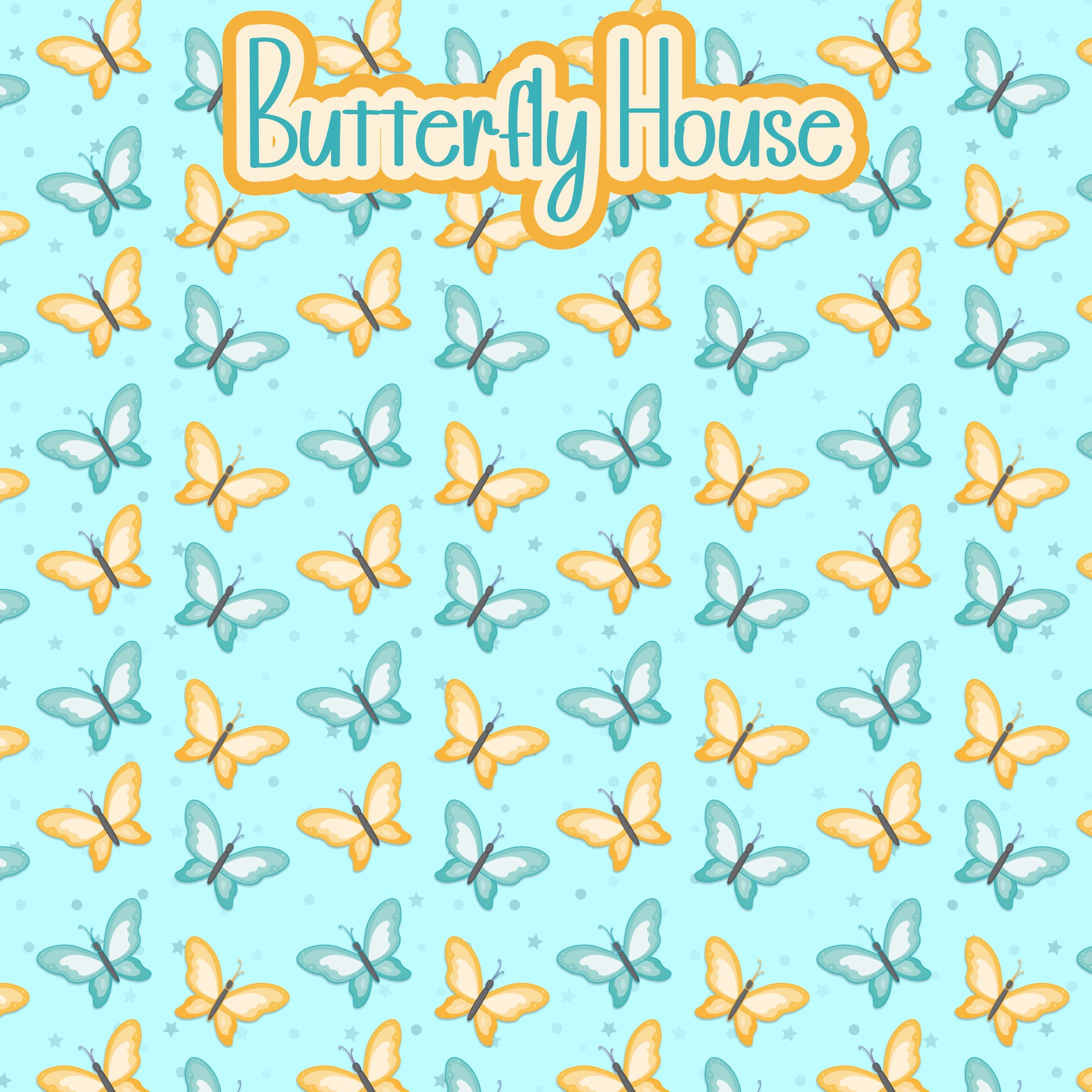 Just Fun Collection Butterfly House 12 x 12 Double-Sided Scrapbook Paper by SSC Designs