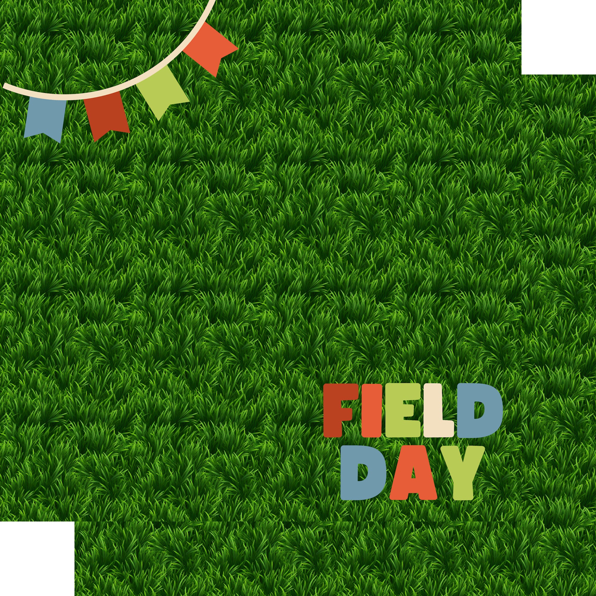 Just Fun Collection Field Day 12 x 12 Double-Sided Scrapbook Paper by SSC Designs