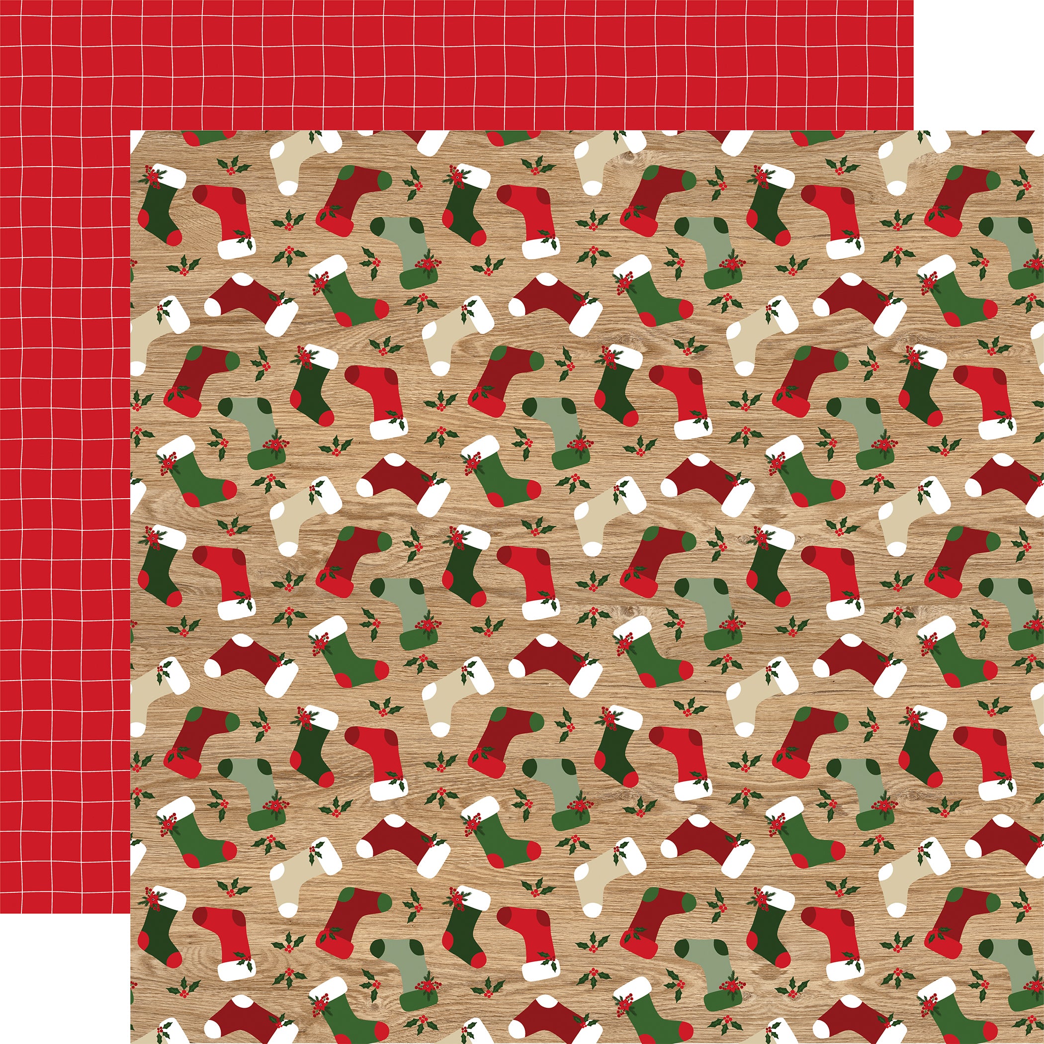 Jingle All The Way 12 x 12 Scrapbook Collection Kit by Echo Park Paper - 13 Pieces