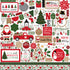 Jingle All The Way 12 x 12 Scrapbook Collection Kit by Echo Park Paper - 13 Pieces