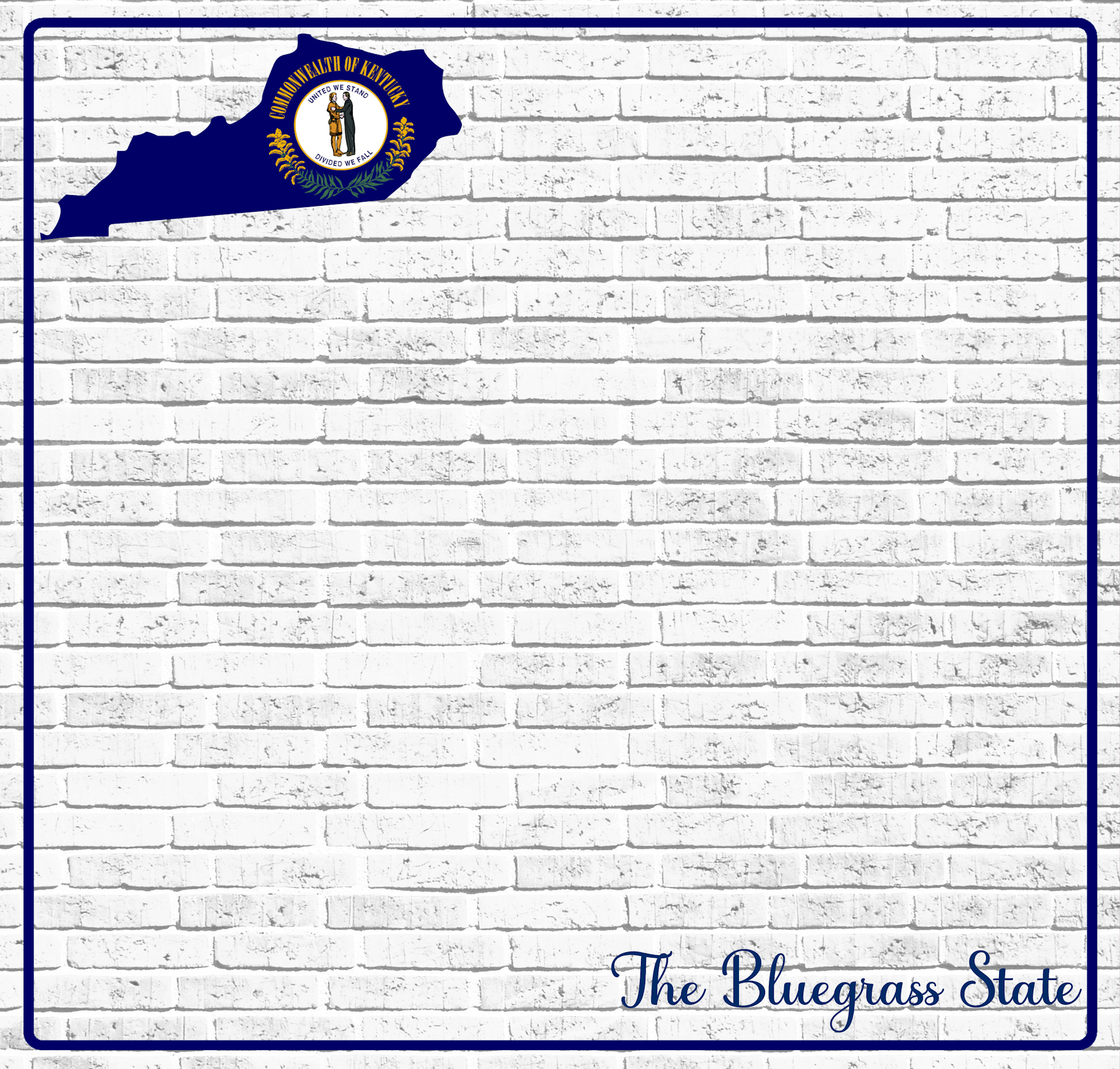 Fifty States Collection Kentucky 12 x 12 Double-Sided Scrapbook Paper by SSC Designs