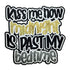 Kiss Me Now Midnight Is Past My Bedtime 6 x 6 Fully-Assembled Laser Cut Scrapbook Embellishment by SSC Laser Designs