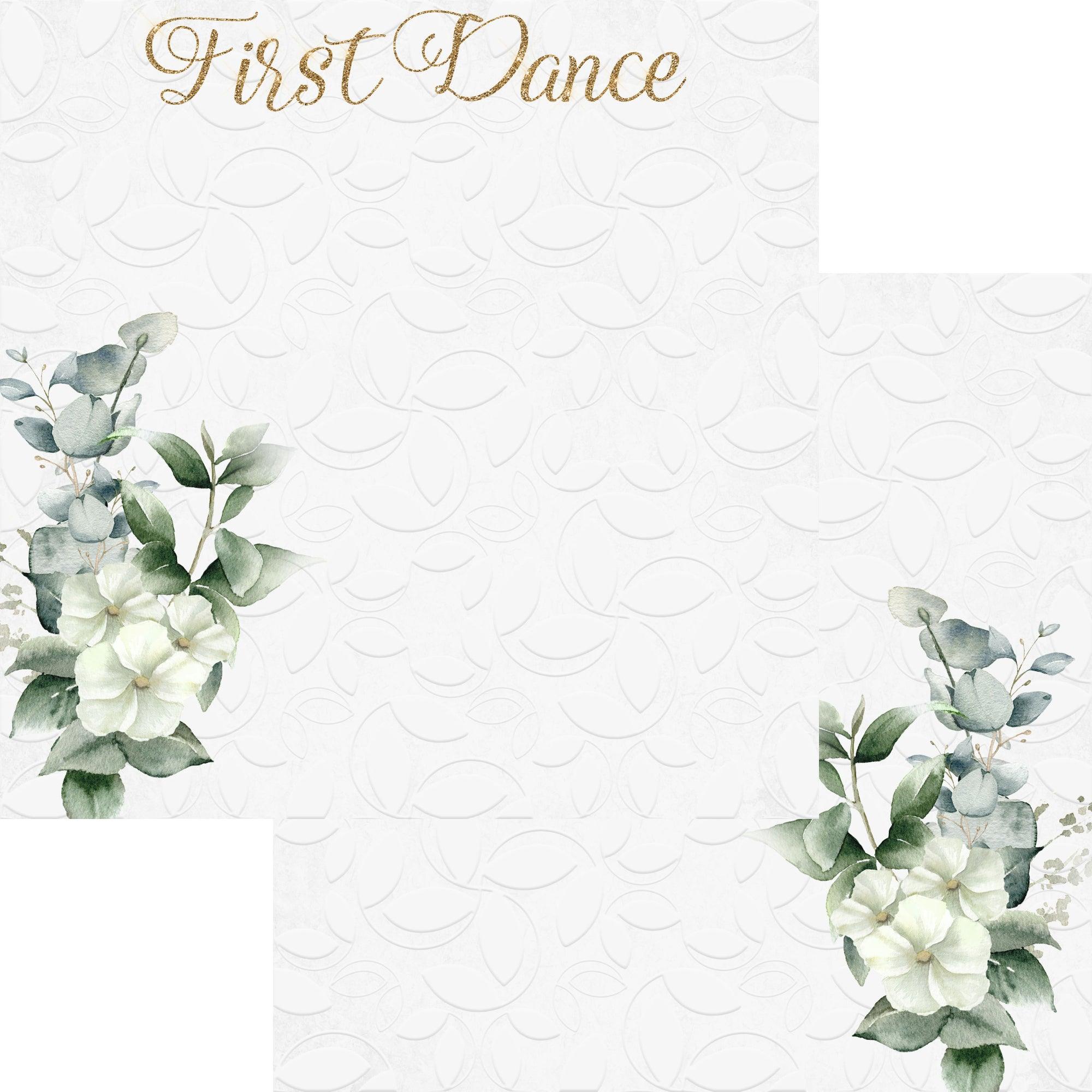 Love Always Collection First Dance 12 x 12 Double-Sided Scrapbook Paper by SSC Designs - Scrapbook Supply Companies