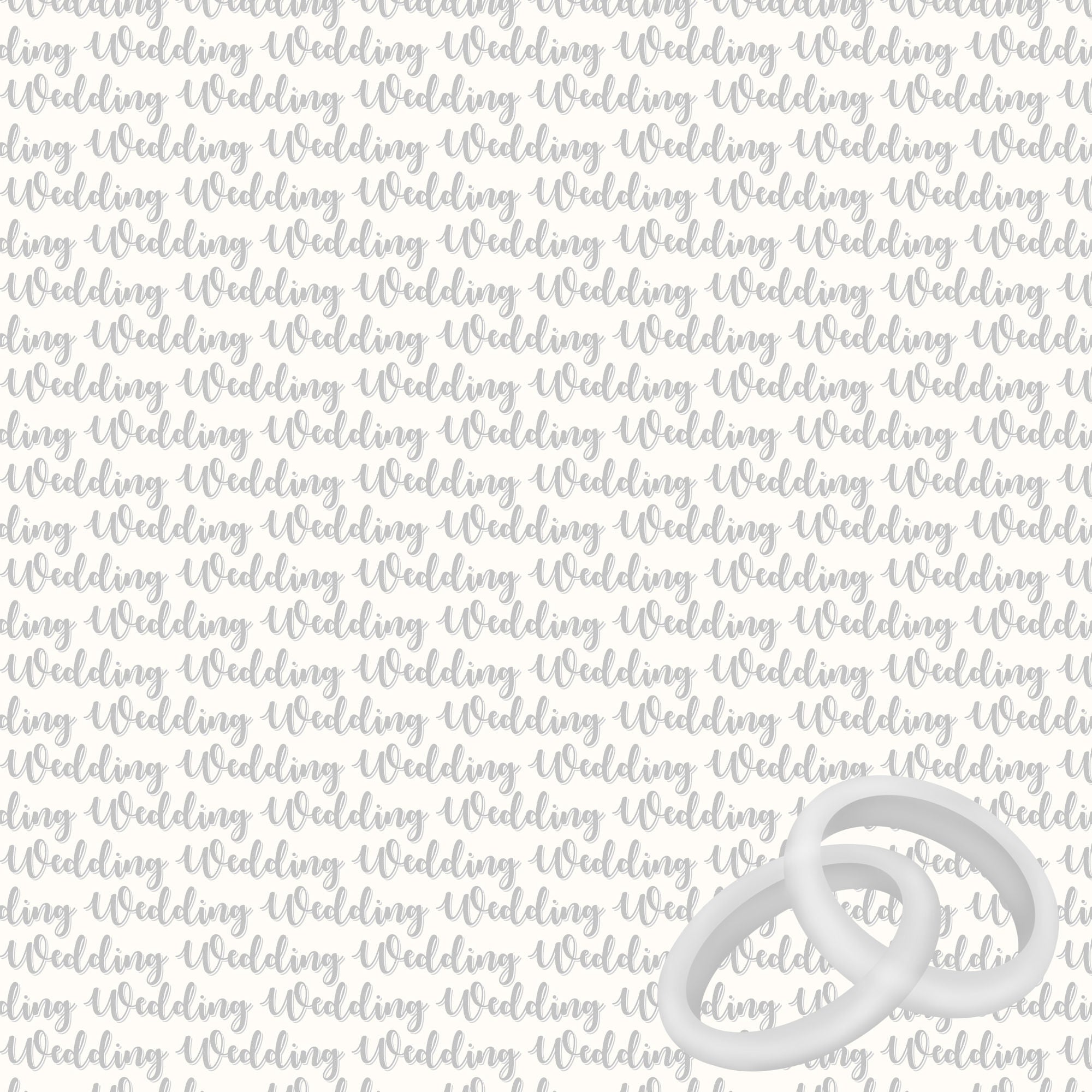 Lasting Love Collection Mr. & Mrs. 12 x 12 Double-Sided Scrapbook Paper by SSC Designs