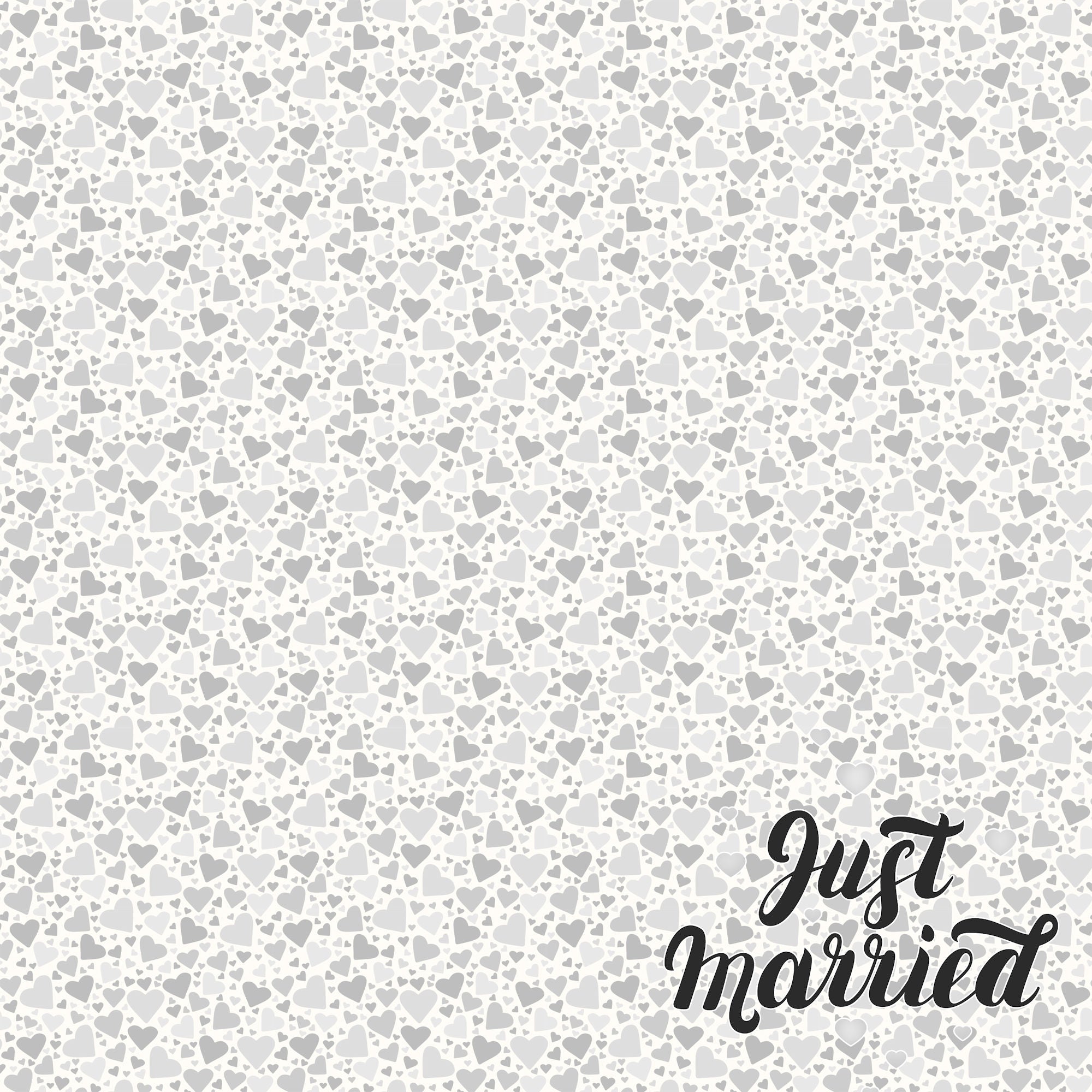 Lasting Love Collection Wedding Day 12 x 12 Double-Sided Scrapbook Paper by SSC Designs