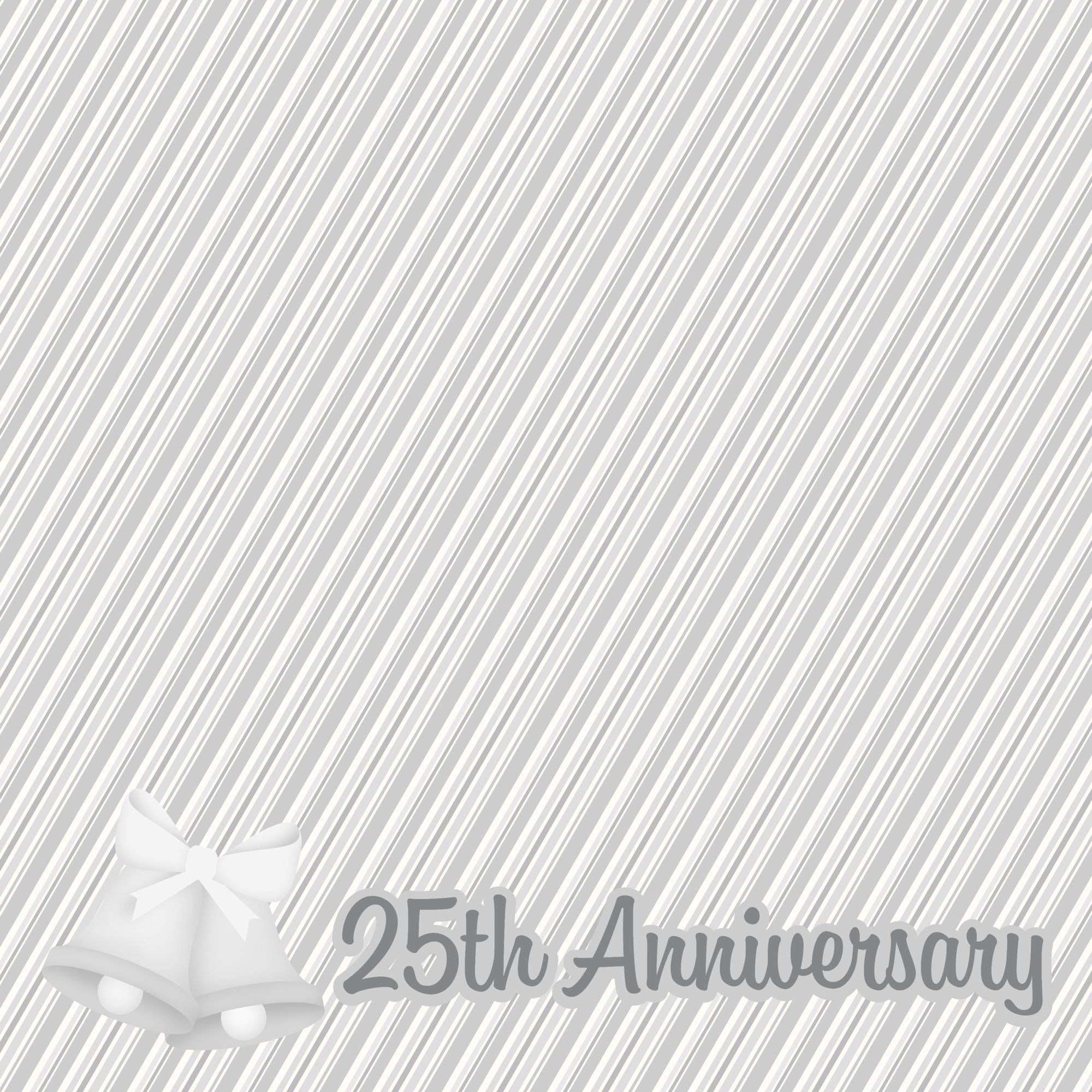Lasting Love Collection 25th Anniversary 12 x 12 Double-Sided Scrapbook Paper by SSC Designs
