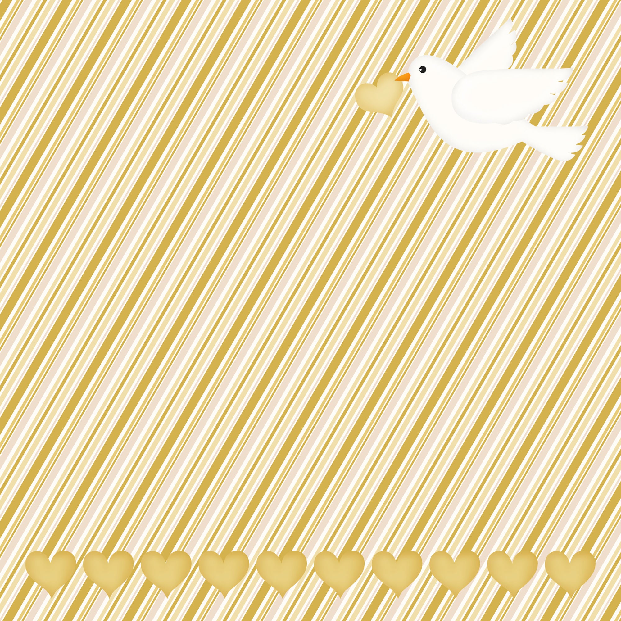 Lasting Love Collection Delivering Love 12 x 12 Double-Sided Scrapbook Paper by SSC Designs