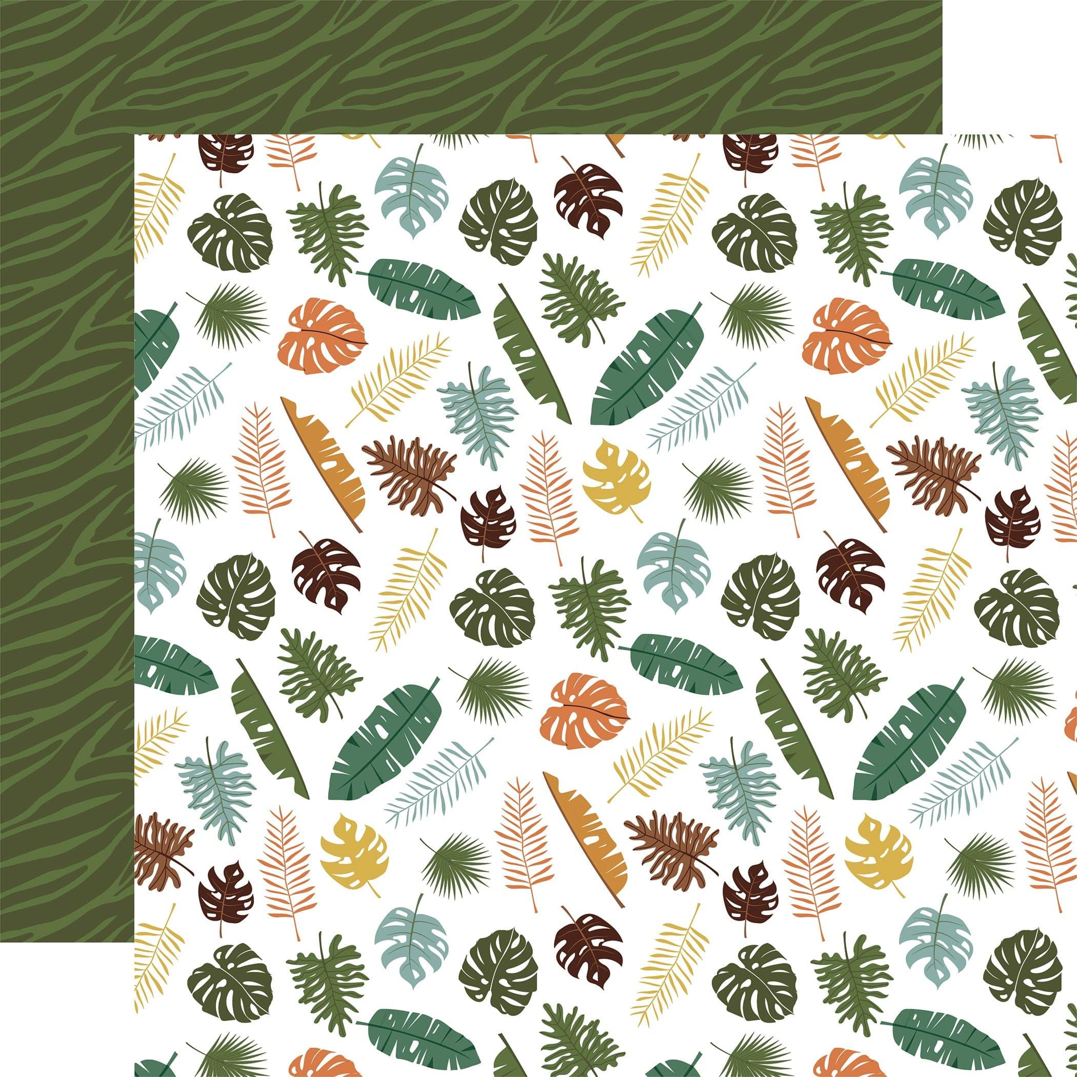 Little Explorer Collection Welcome To The Jungle 12 x 12 Double-Sided Scrapbook Paper by Echo Park Paper - Scrapbook Supply Companies