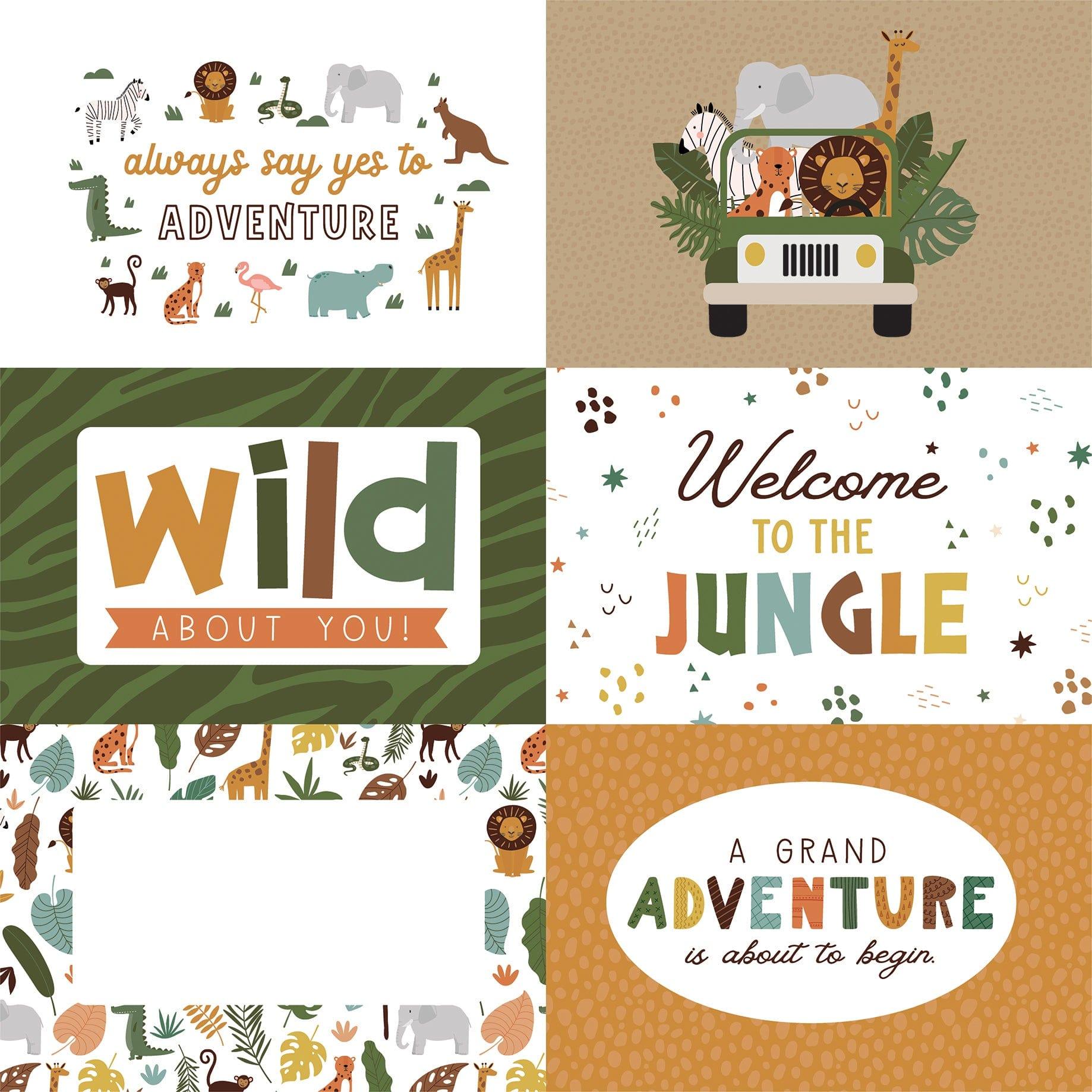 Little Explorer Collection 6 x 4 Journaling Cards12 x 12 Double-Sided Scrapbook Paper by Echo Park Paper - Scrapbook Supply Companies