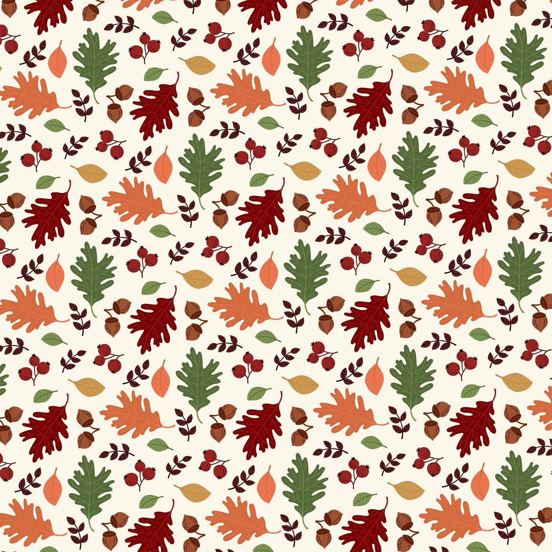 I Love Fall Collection Fall Is Here 12 x 12 Double-Sided Scrapbook Paper by Echo Park Paper - Scrapbook Supply Companies
