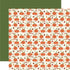 I Love Fall Collection Plump Pumpkins 12 x 12 Double-Sided Scrapbook Paper by Echo Park Paper