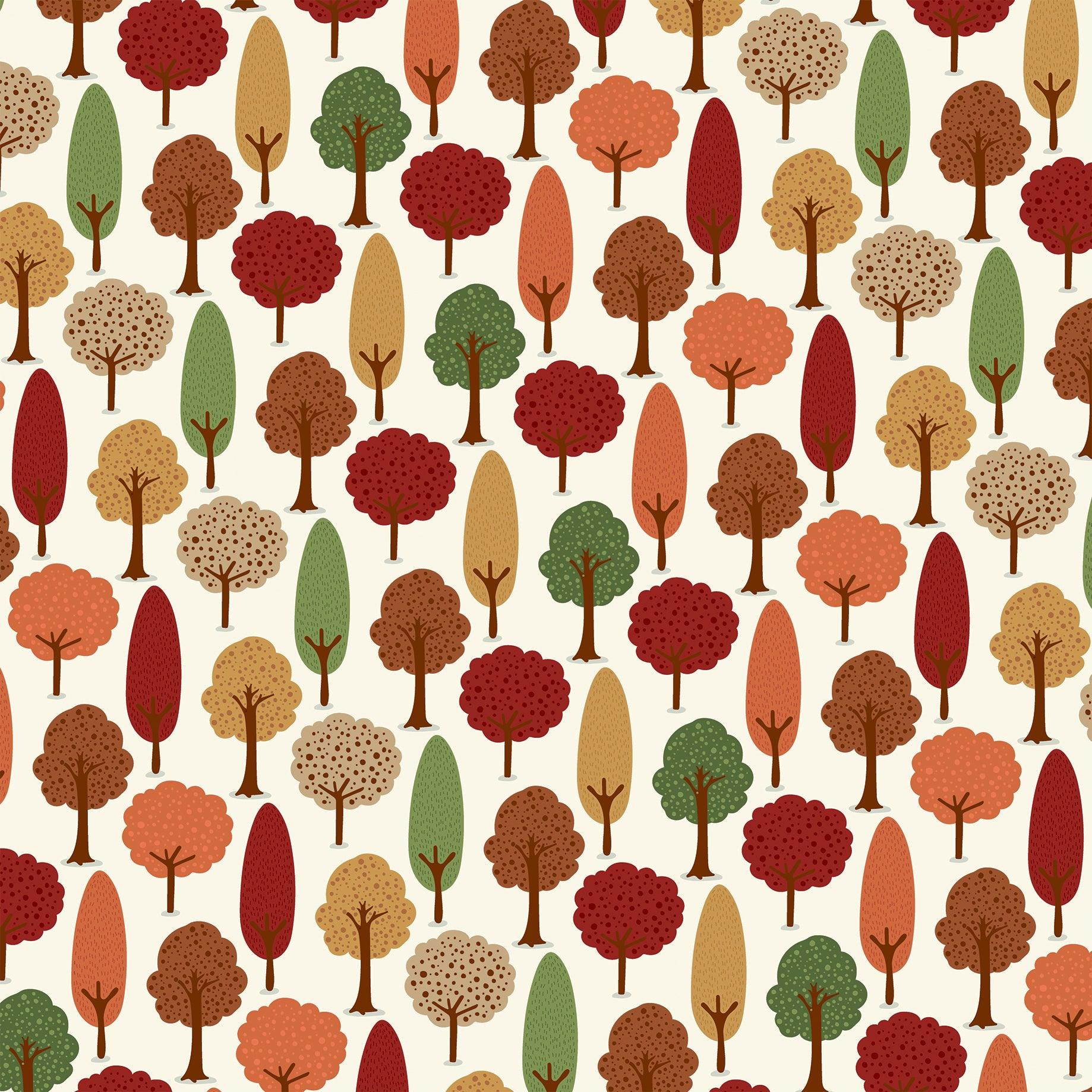 I Love Fall Collection Autumn Woods 12 x 12 Double-Sided Scrapbook Paper by Echo Park Paper - Scrapbook Supply Companies