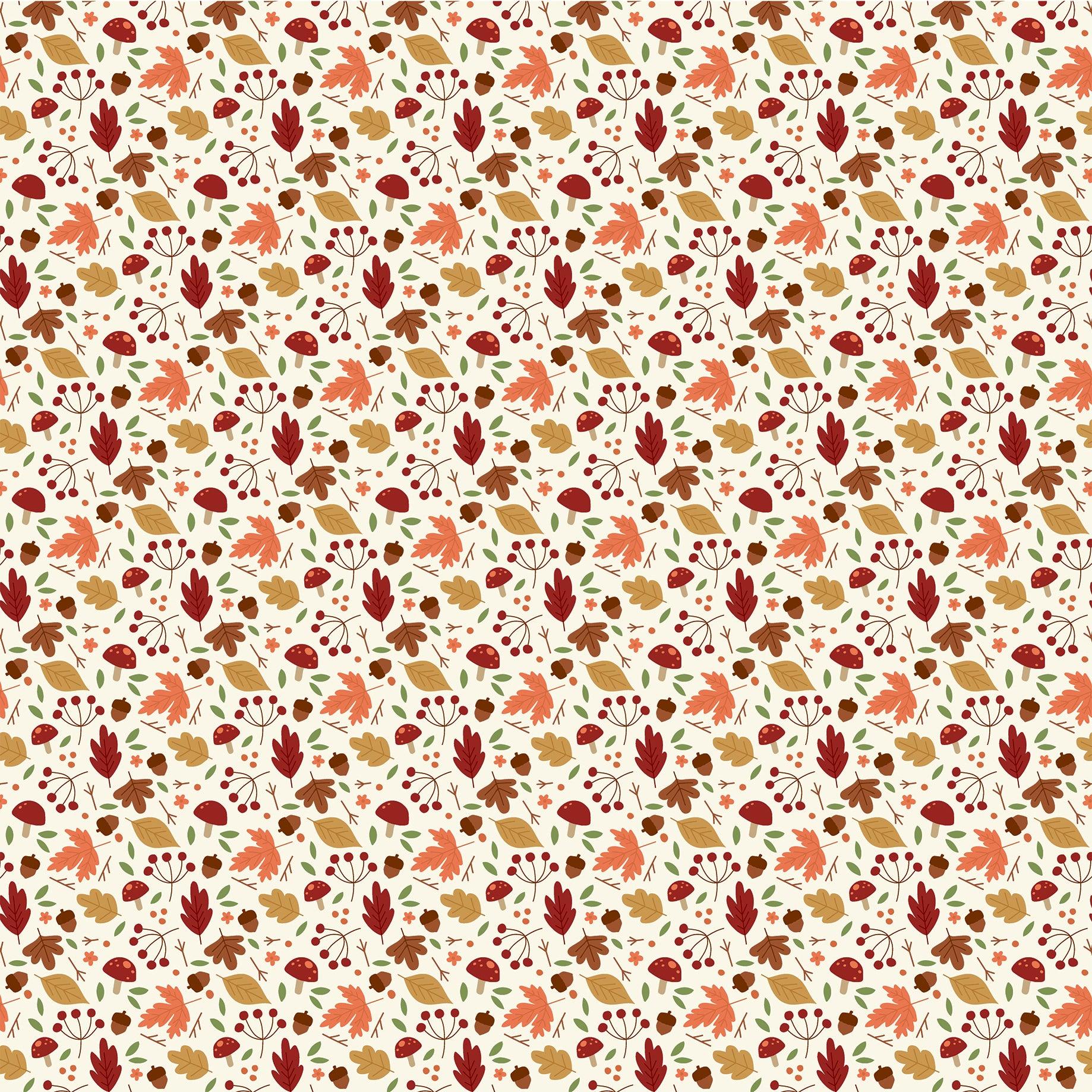 I Love Fall Collection Elements Of Fall 12 x 12 Double-Sided Scrapbook Paper by Echo Park Paper - Scrapbook Supply Companies