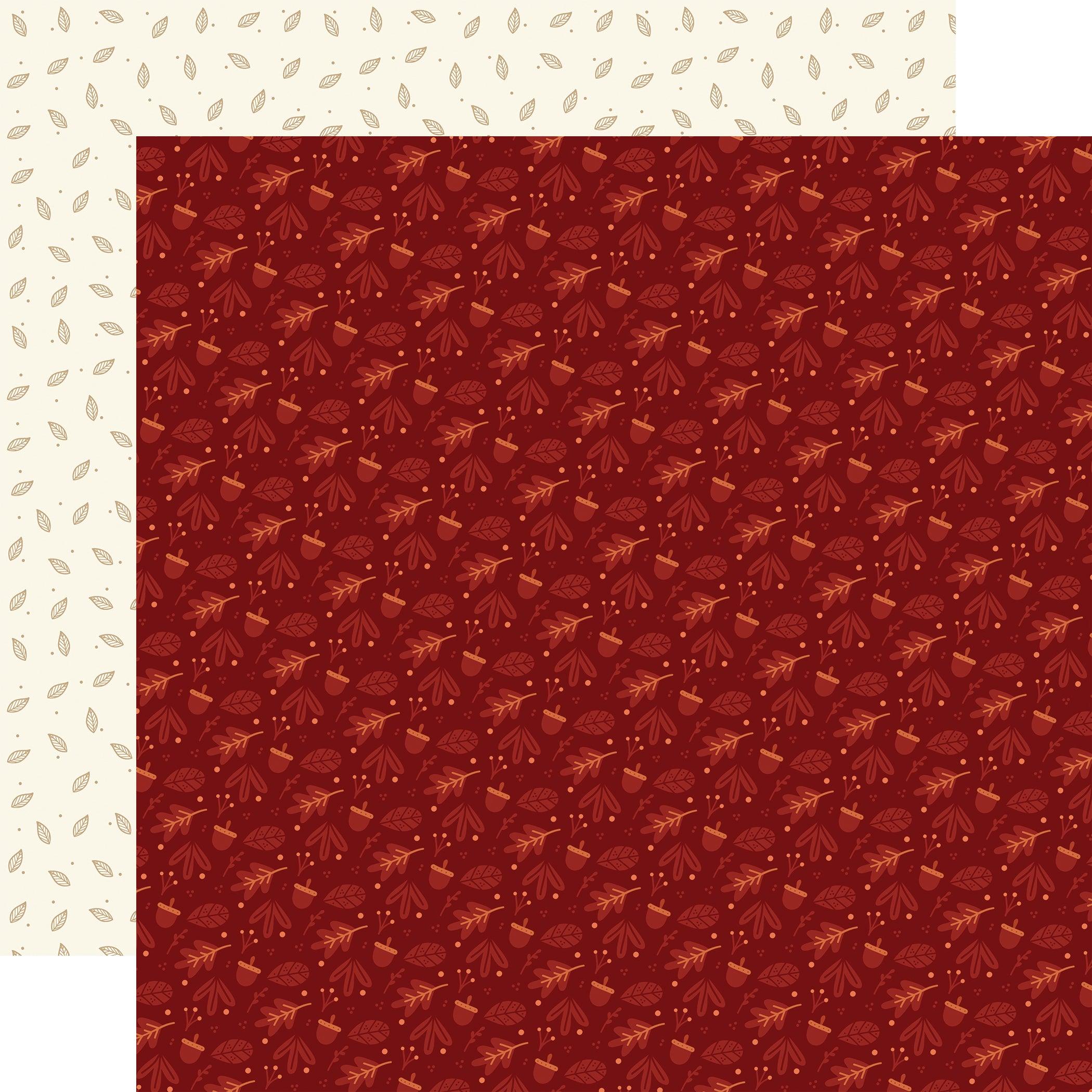 I Love Fall Collection Crisp Fall Air 12 x 12 Double-Sided Scrapbook Paper by Echo Park Paper