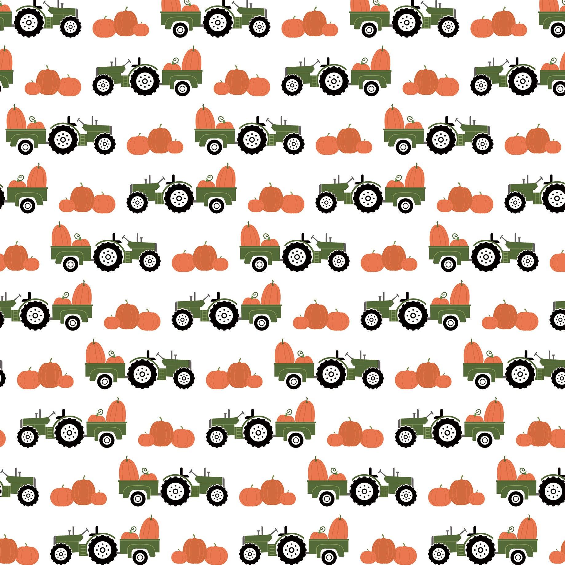 I Love Fall Collection Pumpkin Patch 12 x 12 Double-Sided Scrapbook Paper by Echo Park Paper - Scrapbook Supply Companies