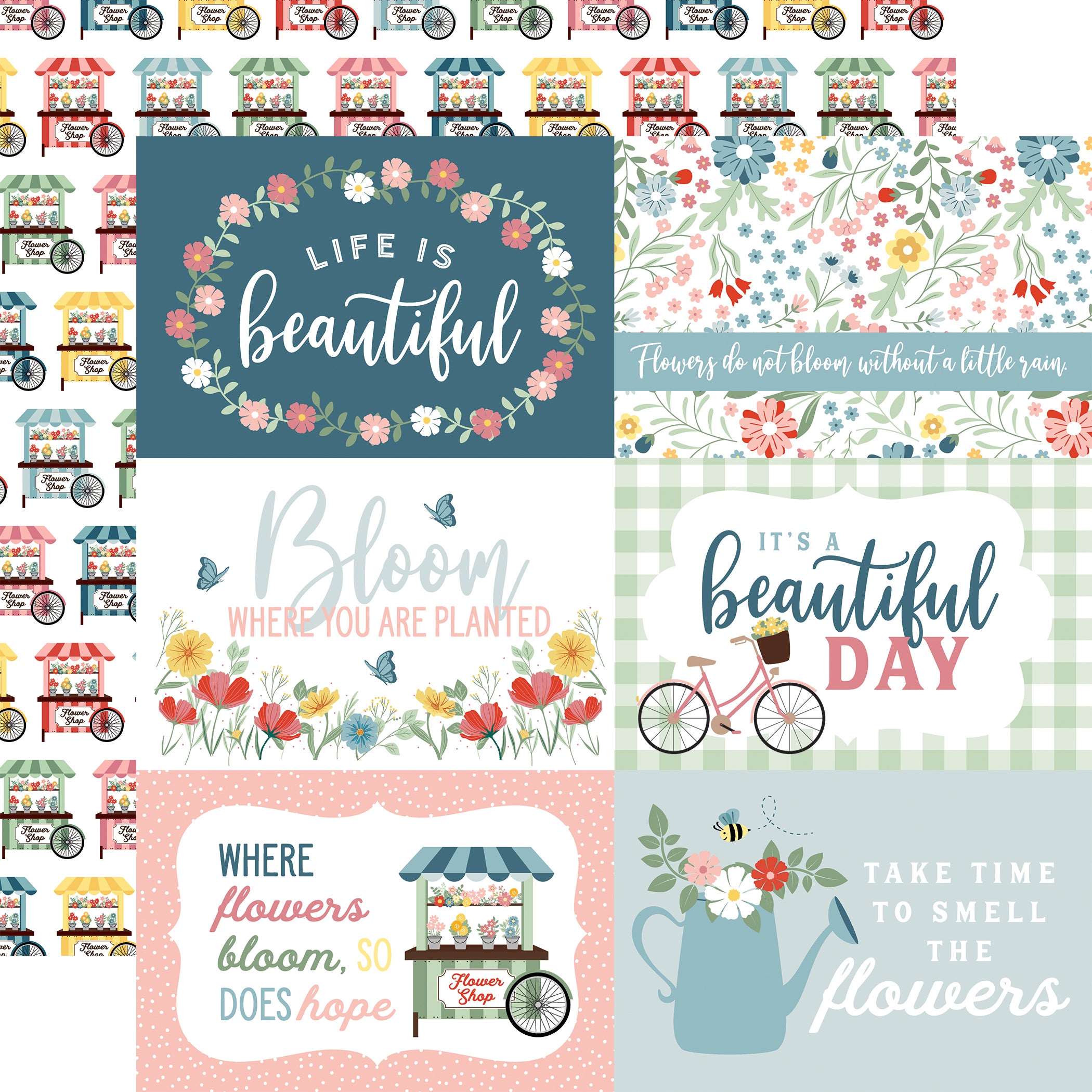 Life Is Beautiful Collection 12 x 12 Scrapbook Collection Pack by Echo Park Paper