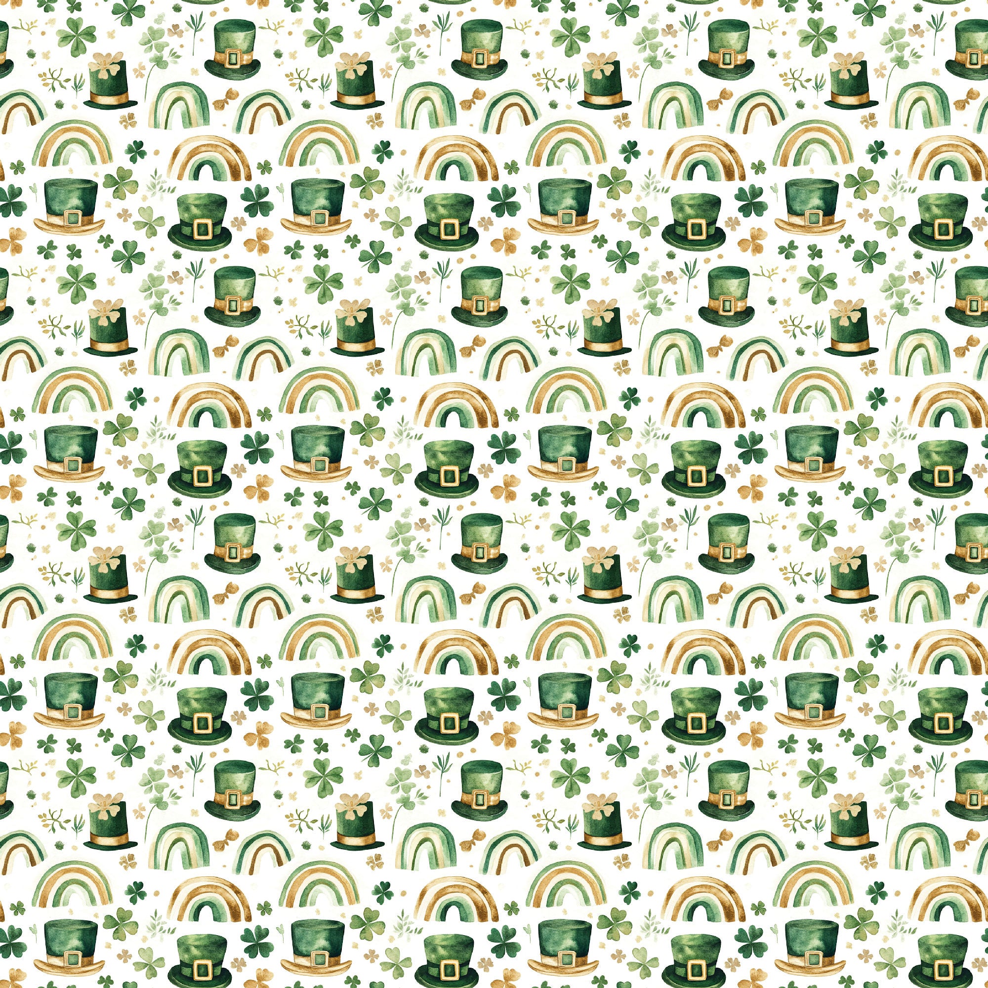 Lucky Days Collection Rainbow's End Treasures 12 x 12 Double-Sided Scrapbook Paper by SSC Designs