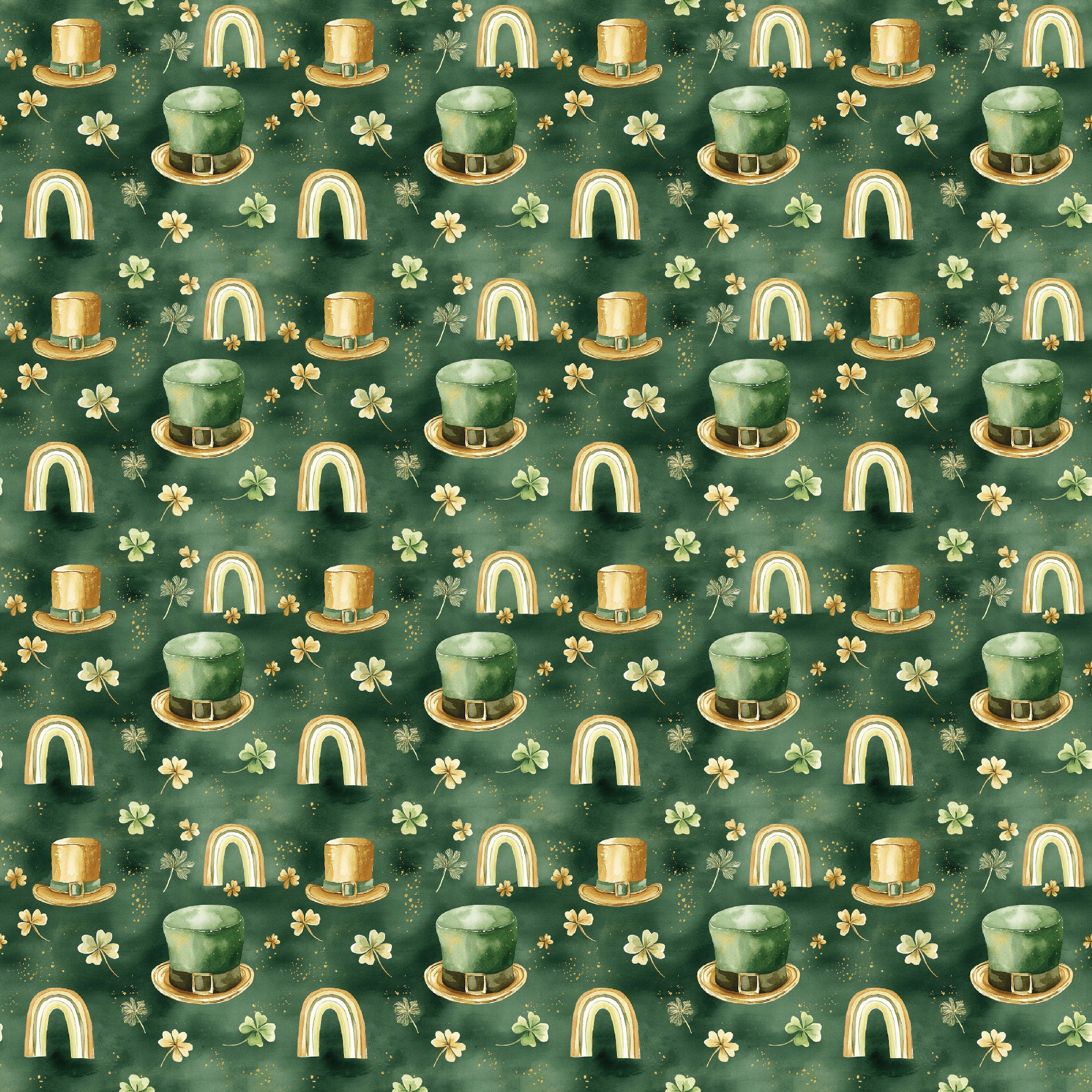 Lucky Days Collection Emerald Wishes 12 x 12 Double-Sided Scrapbook Paper by SSC Designs